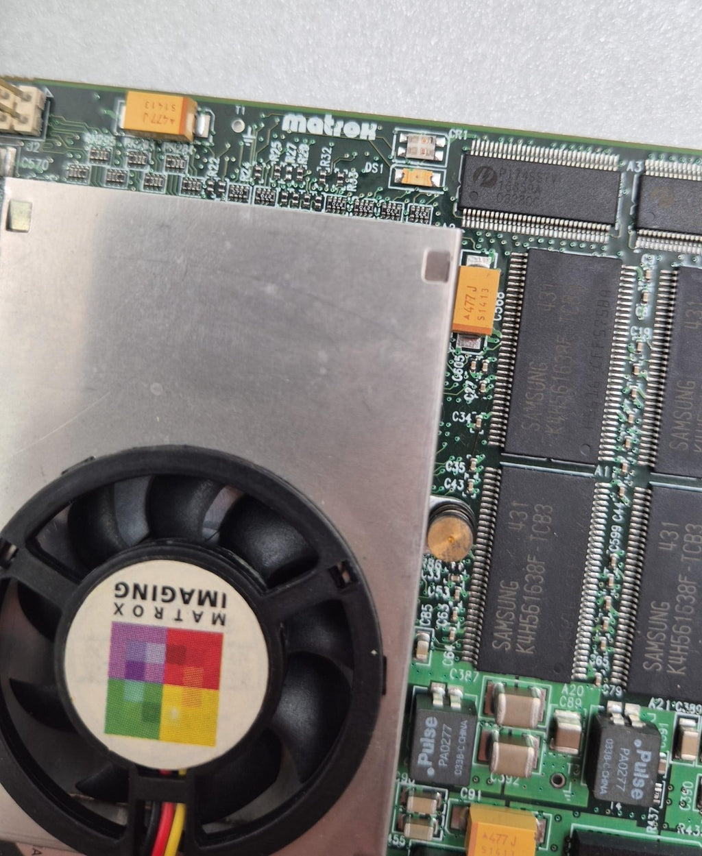 Matrox HELIOS XCL/ODYSSEY XCL 7108-01 073M2MDBCL W/ Camera Link 7120_00 Adapter