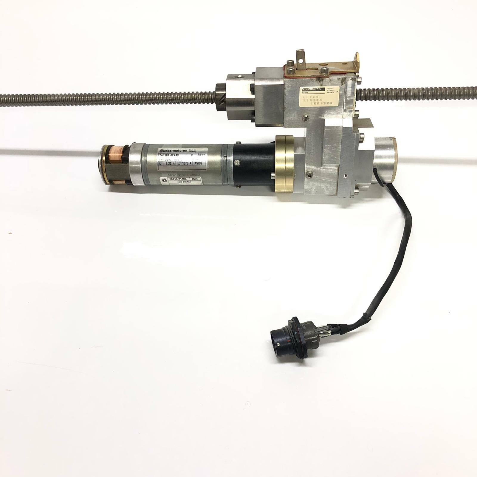 Kollmorgen Artus VL200653A Linear Actuator & Dunkermotoren Motor GR 42X40 800mm