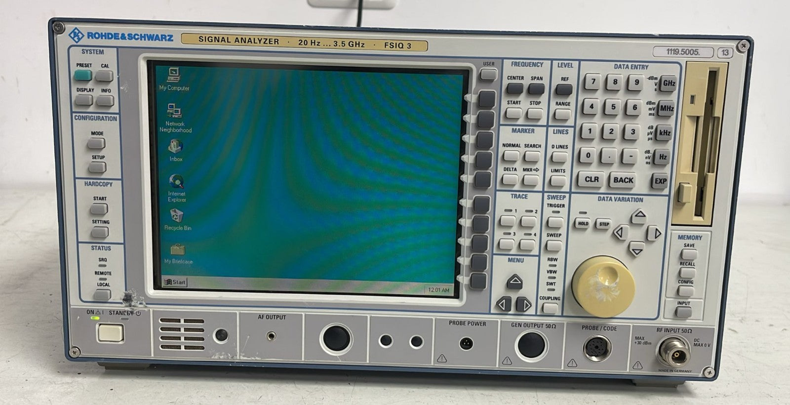 Rohde & Schwarz FSIQ 3  Signal Analyzer 20Hz 3.5GHz