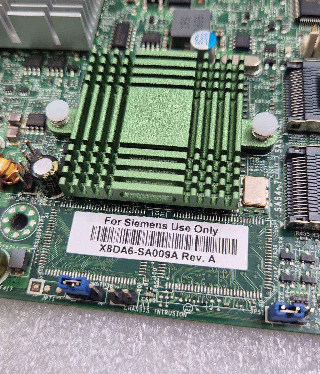 SUPER X8DA6-SA009A Motherboard W/ 6* 4GB & 2* CPU & I/O Shield for Siemens