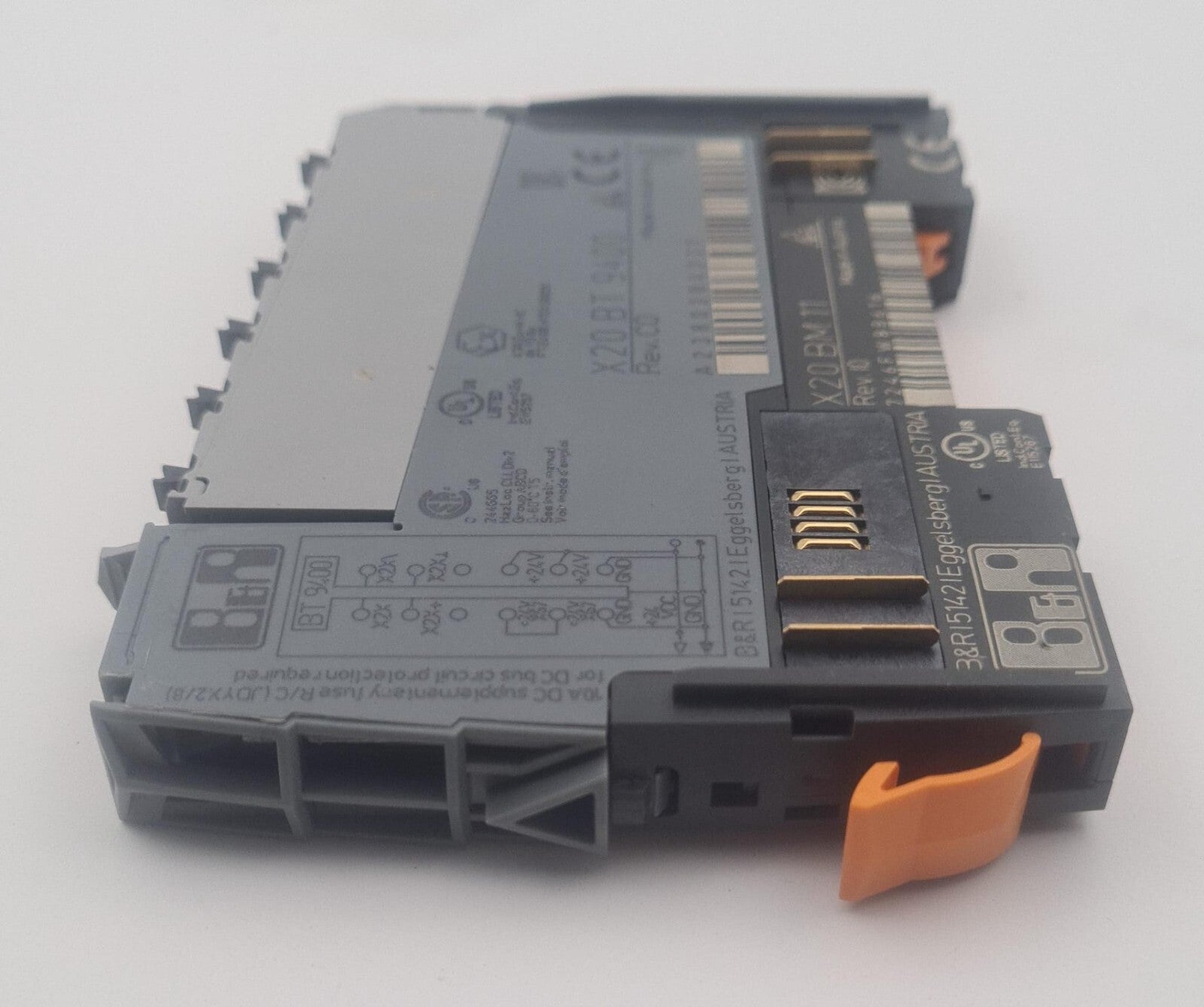 B&R X20 BT 9400 Digital Control Bus Transmitter Module W/ X20 BM 11 Base