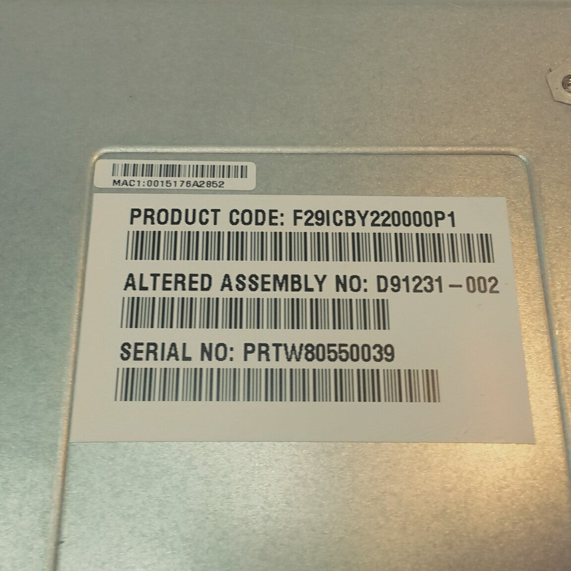 Intel F29ICBY220000P1 Storage Controller Module D91231-002 With 512 Mb Ram