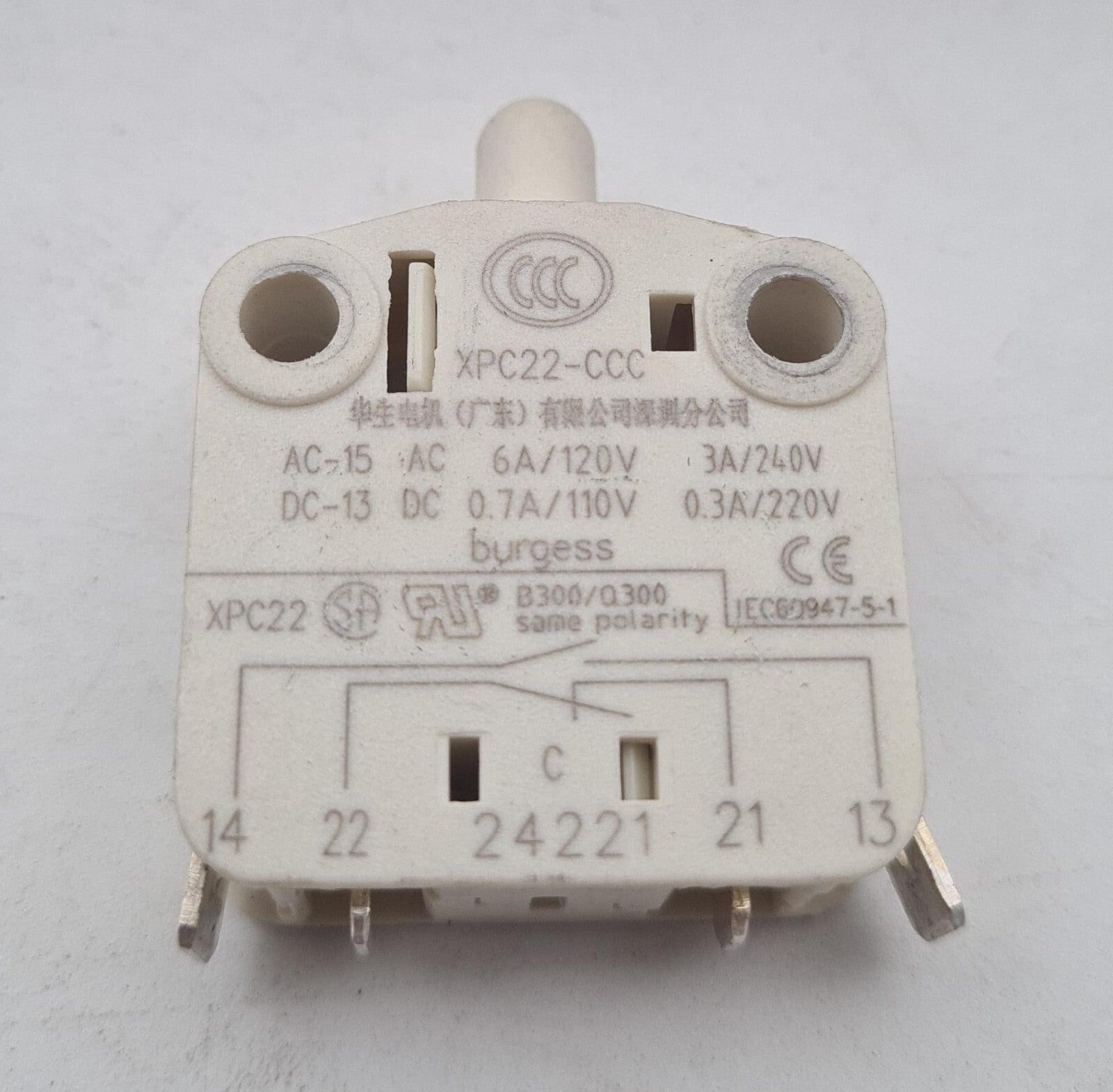 [LOT OF 95] Saia-burgess XPC22-CCC XPC22 Micro Limit Switch Push Button