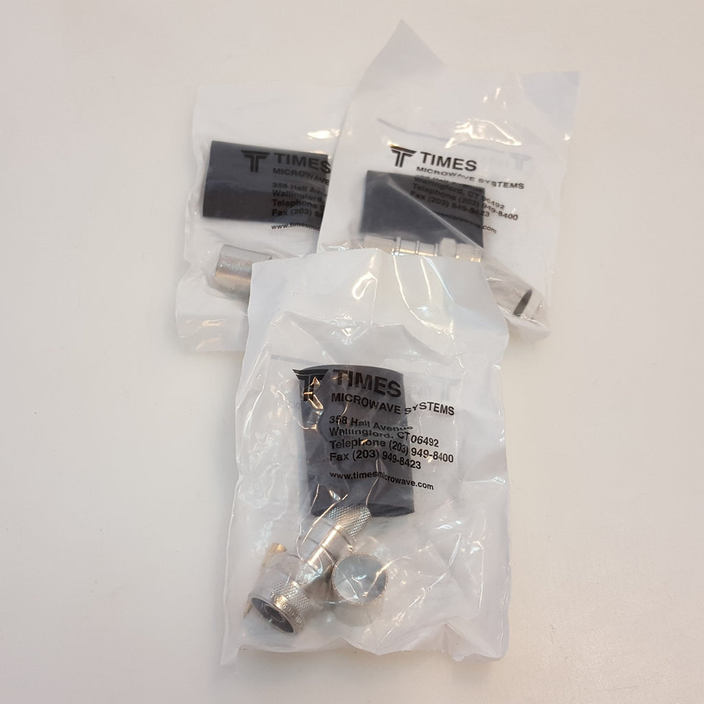 [LOT 11 PCS] Times Microwave TC-600-NMH-D N-Male Plug 3190-208