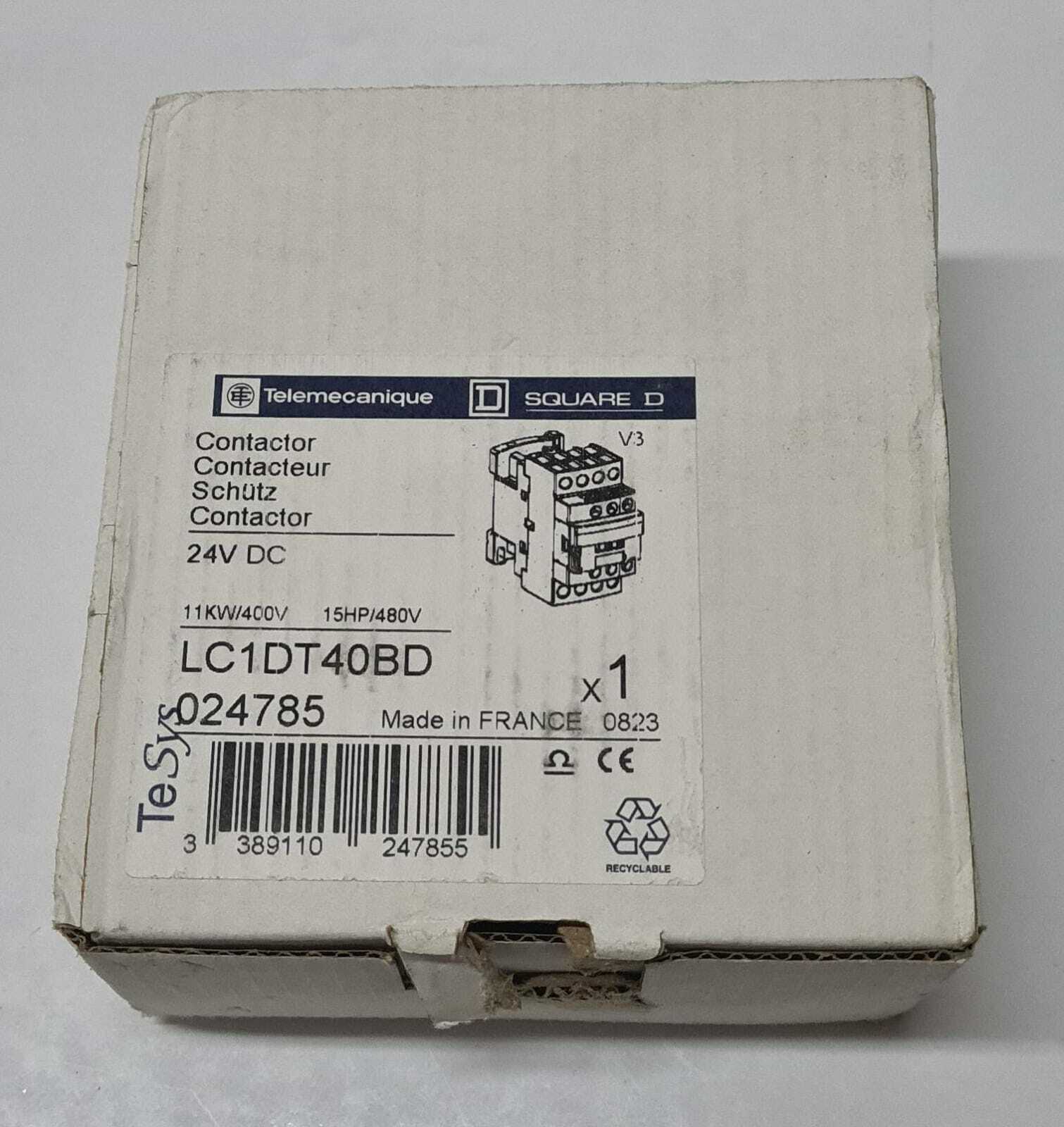 Telemecanique LC1DT40BD Contactor 4P AC