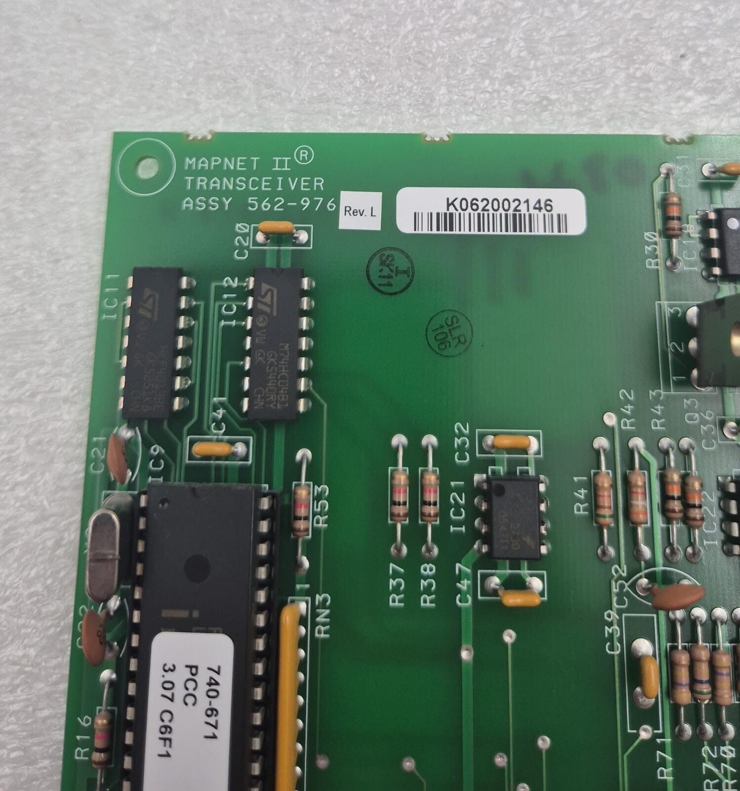 Simplex Mapnet SIMPLEX MAPNET II 562-976 Fire Alarm Transceiver Board