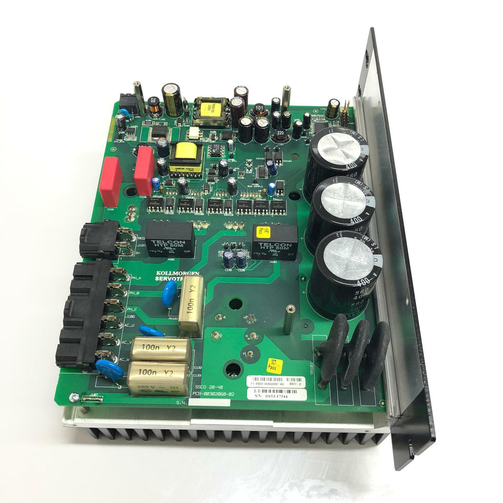 KOLLMORGEN SSCD 20-40 PRD-0030200C-60 F Servo Drive Power Board Replacement