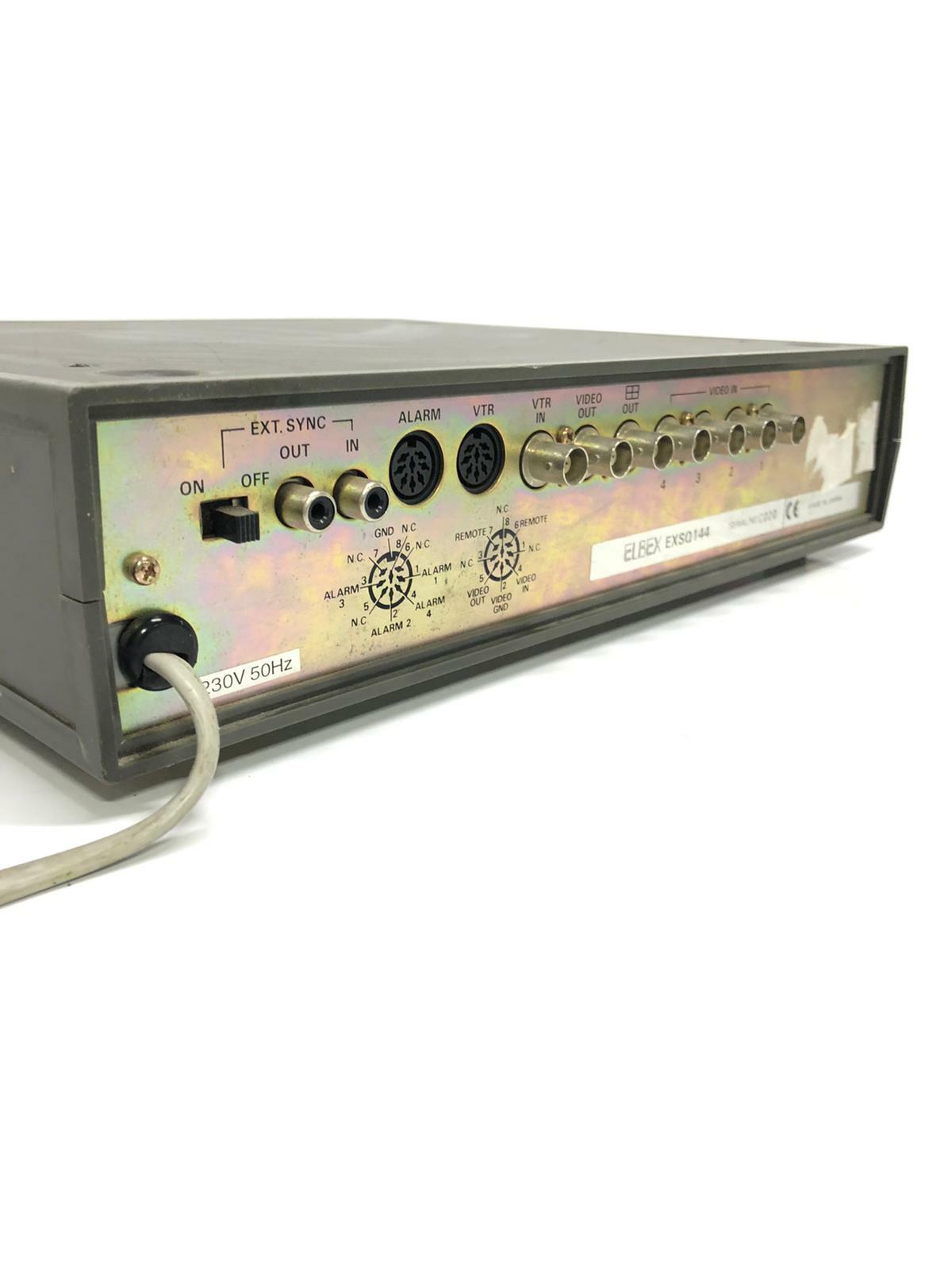 Elbex Quad Switcher EXSQ144 CCTV Video Control Vga Security Controller