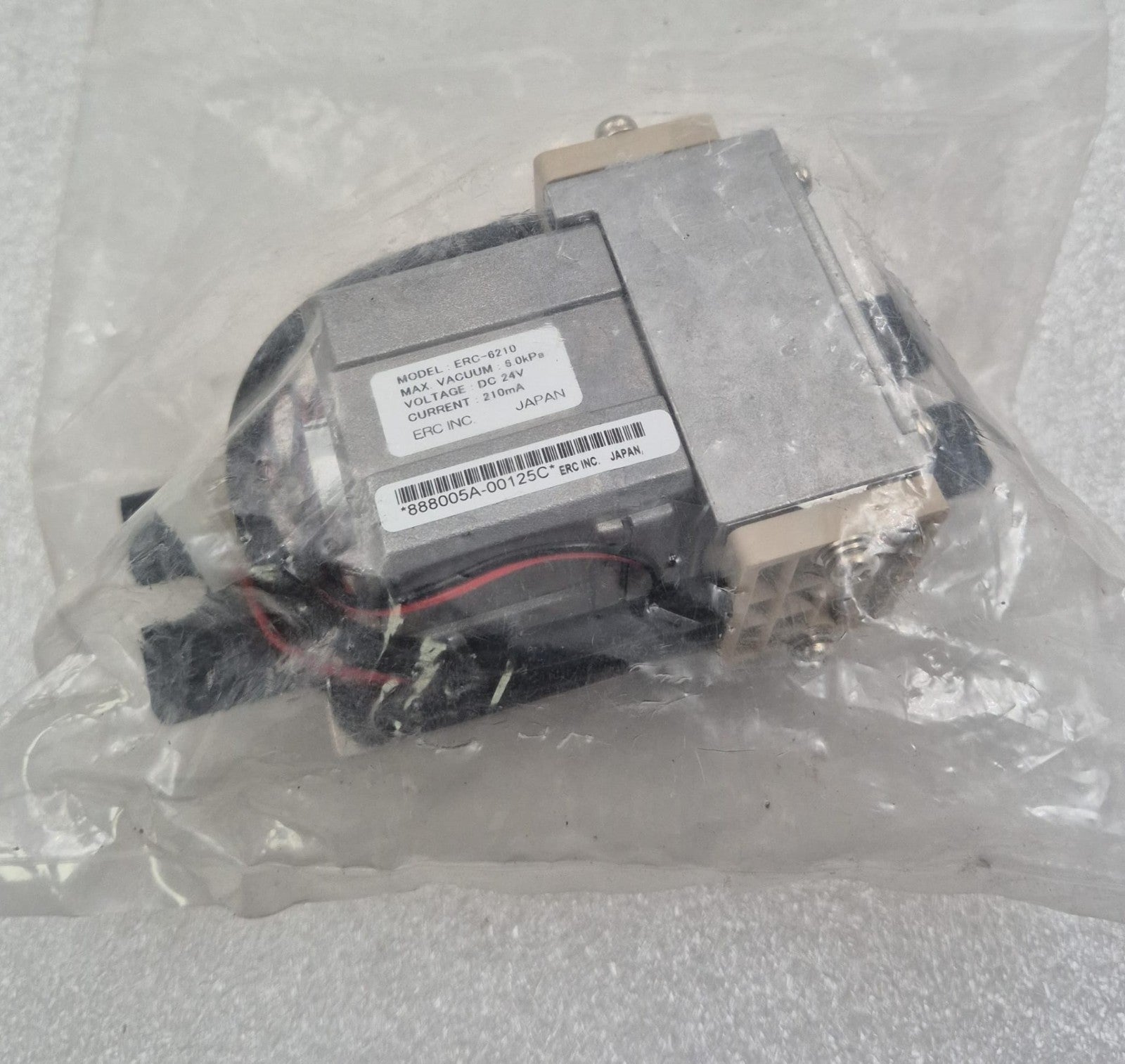 ERC INC. ERC-6210 Degasser Vacuum Pump 6.0kPa 24V 210mA