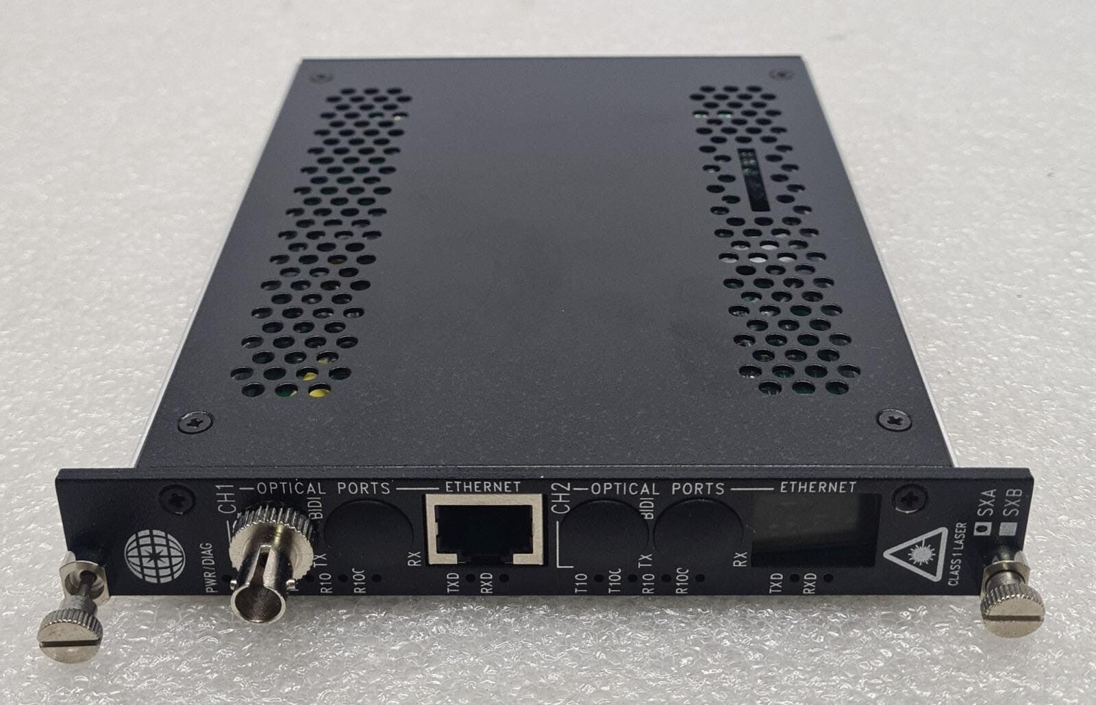 Meridian Technologies SXA-1R-2C/ST Fiber-Optic Transmission **AS-IS