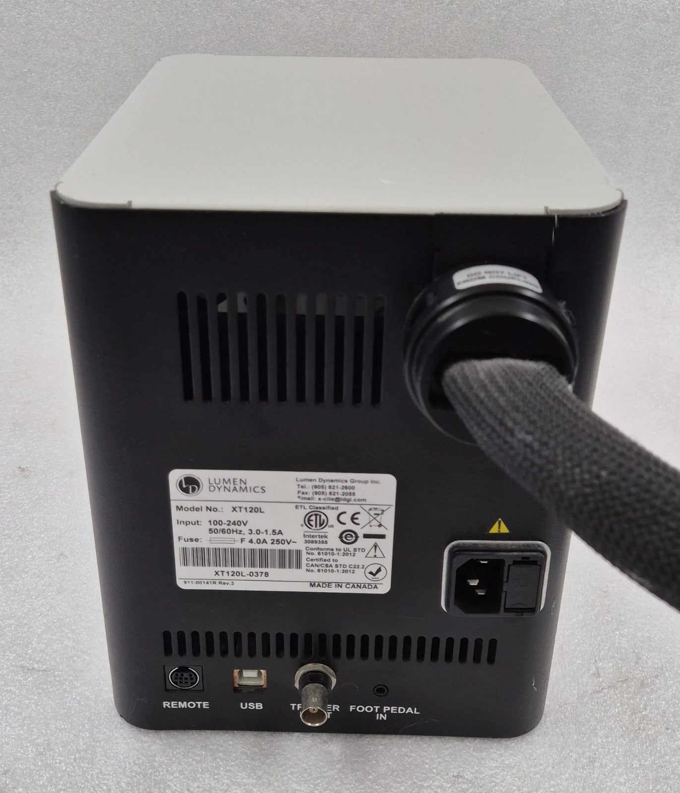 LUMEN DYNAMICS X-Cite 120LED XT120L Fluorescence illumination system 810-10032X