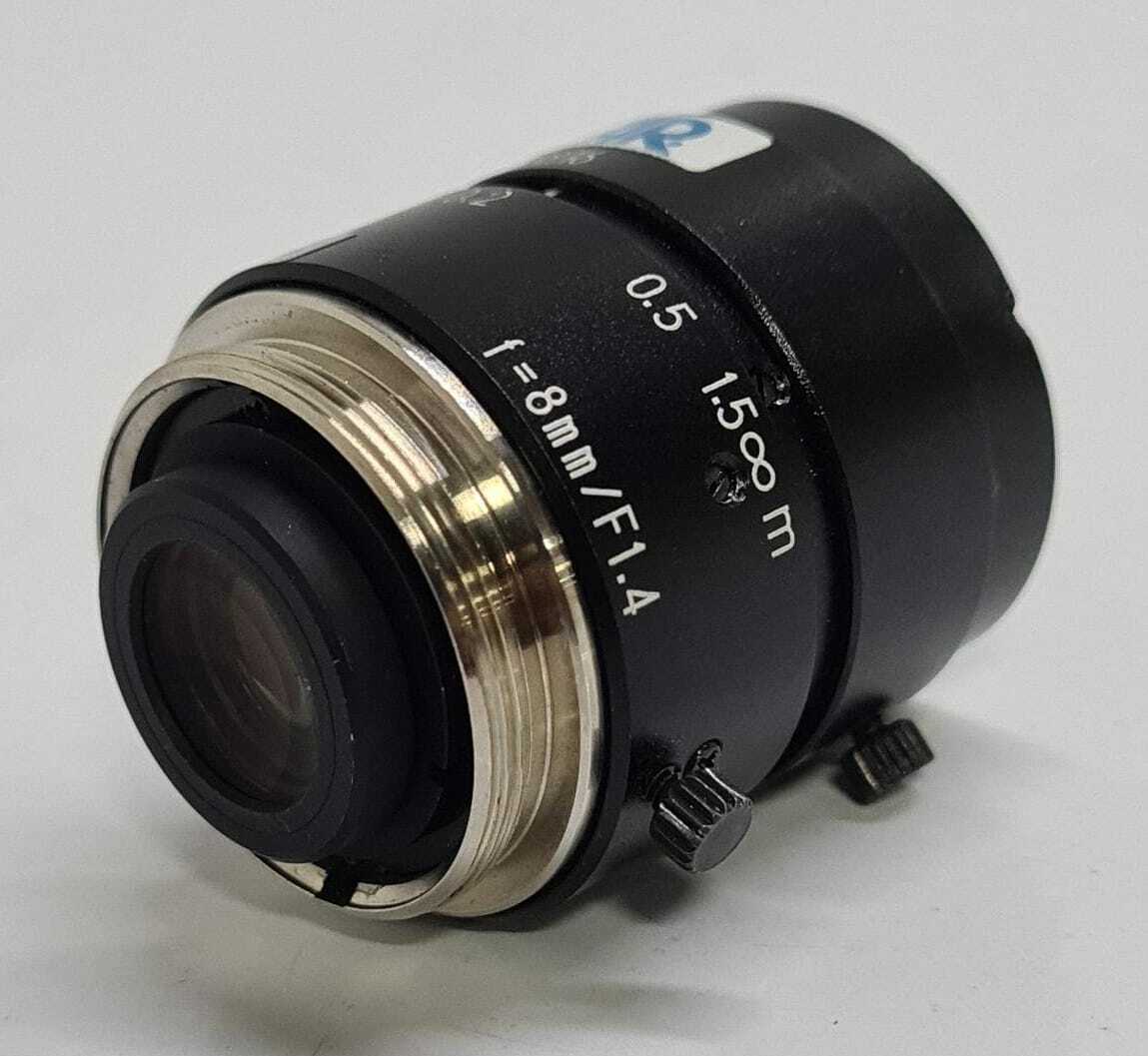 NAVITAR f=8mm/F1.4 C-mount Camera Lens for CCTV