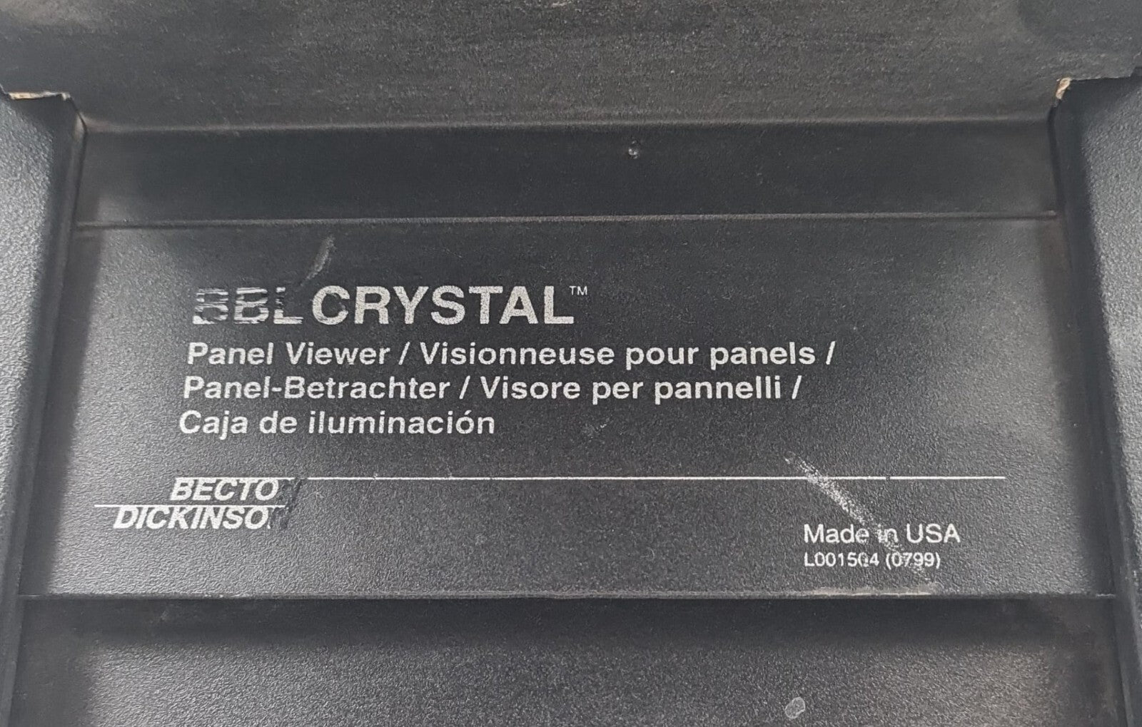 Becton Dickinson BBL CRYSTAL Panel viewer 245032 230V