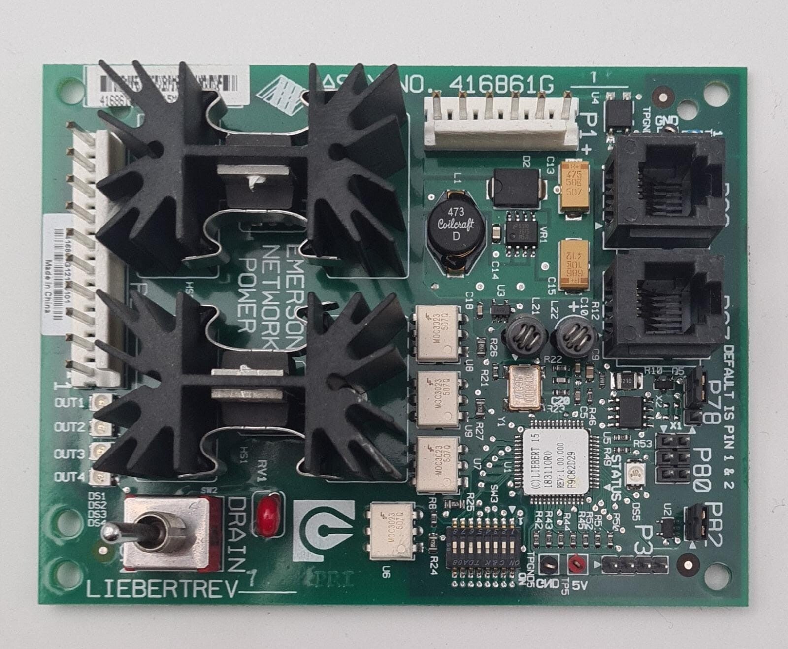 EMERSON NETWORK POWER LIEBERT Humidification Power Board Driver Control 416861G