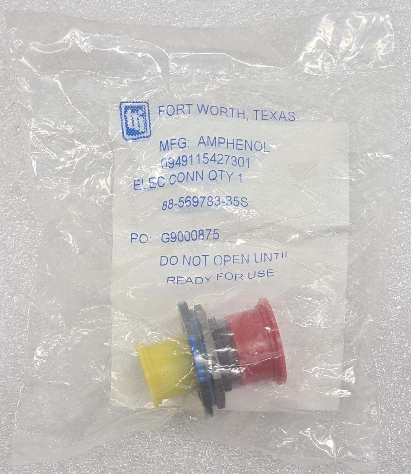 [LOT OF 5] NEW SEALED - Amphenol 88-569783-35S Circular MIL Spec Connector