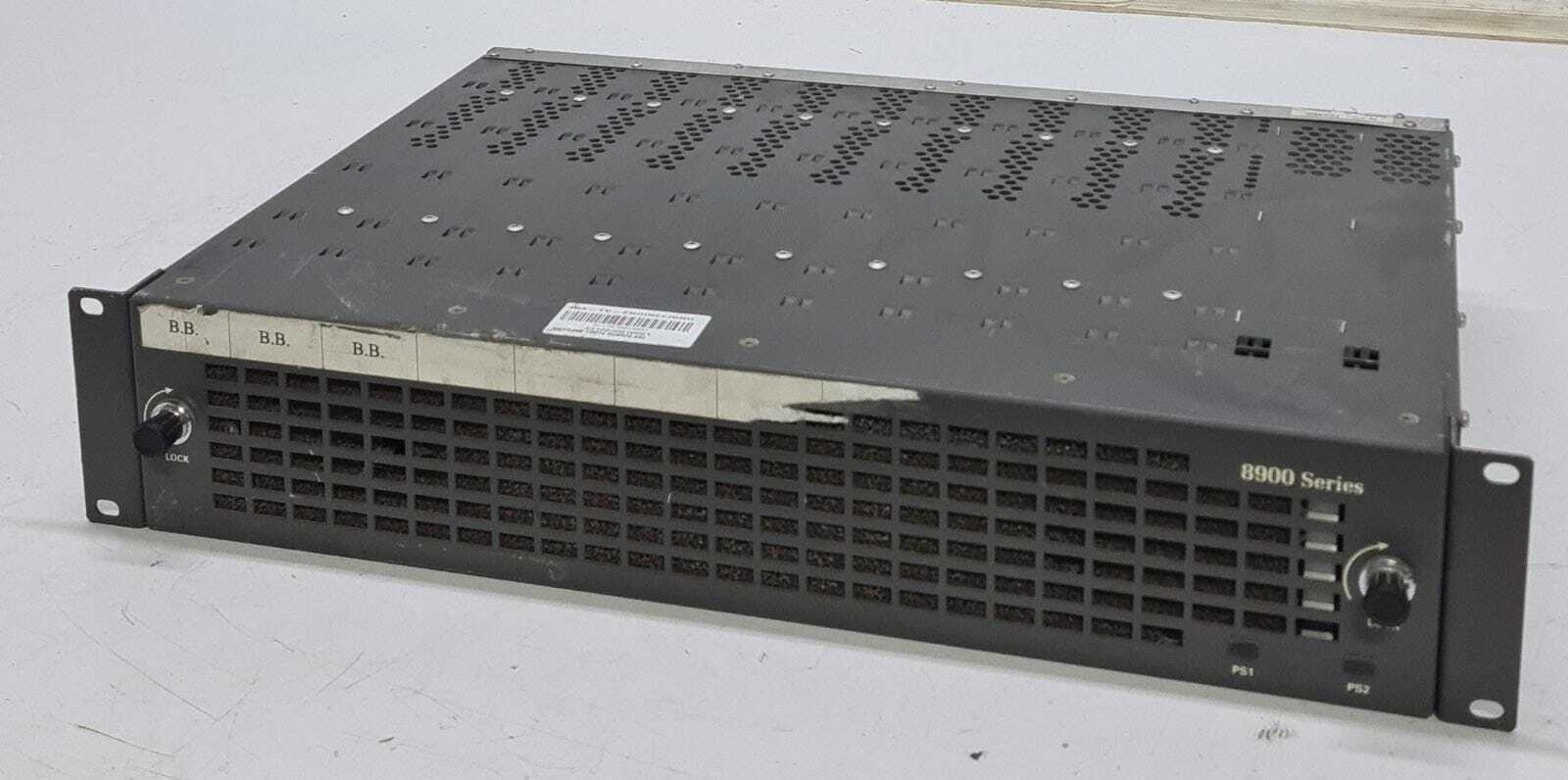 Grass Valley 8900 Series 10 Slot Frame w/ 10x 8802 & 2x Condor 2XS14181 PSU