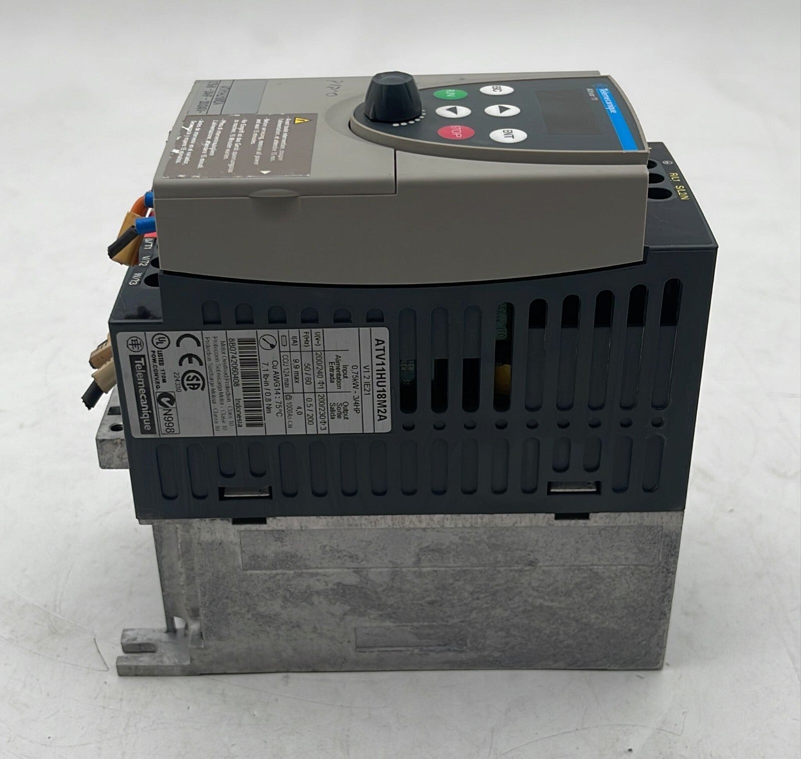 Telemecanique ATV11HU18M2A Inverter Drive 0.75kW 3/4HP
