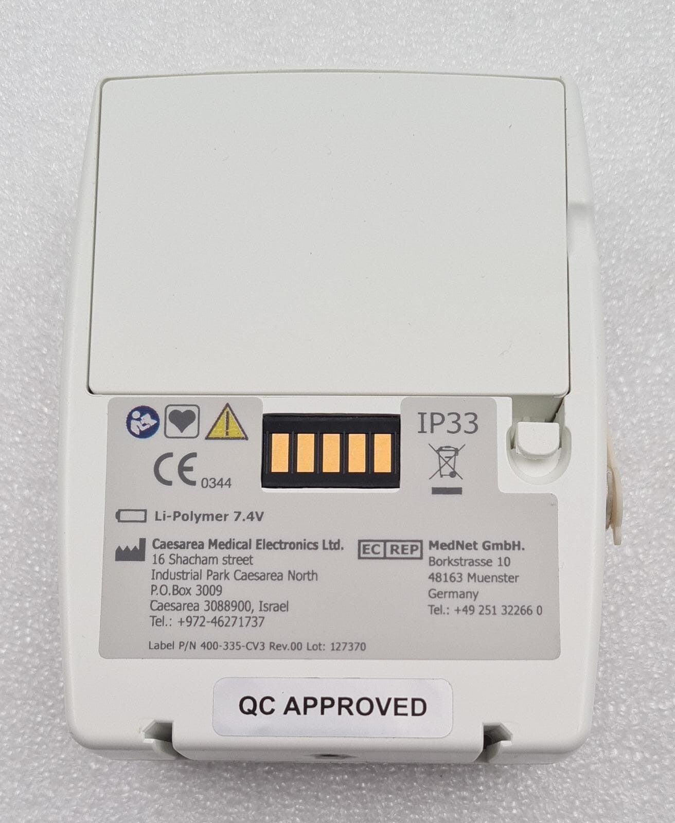 *NEW* MedNet CME Caesarea BodyGuard 323 999-603EN Infusion PUMP & CHARGER KIT