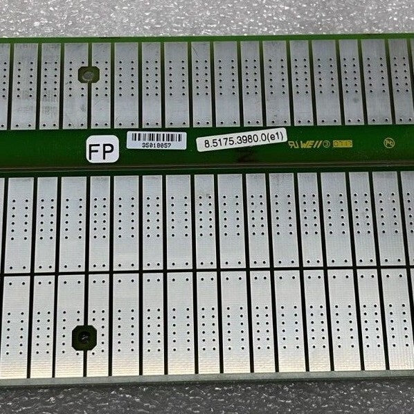 AGFA eraser lamp module close-up showing lamp elements
