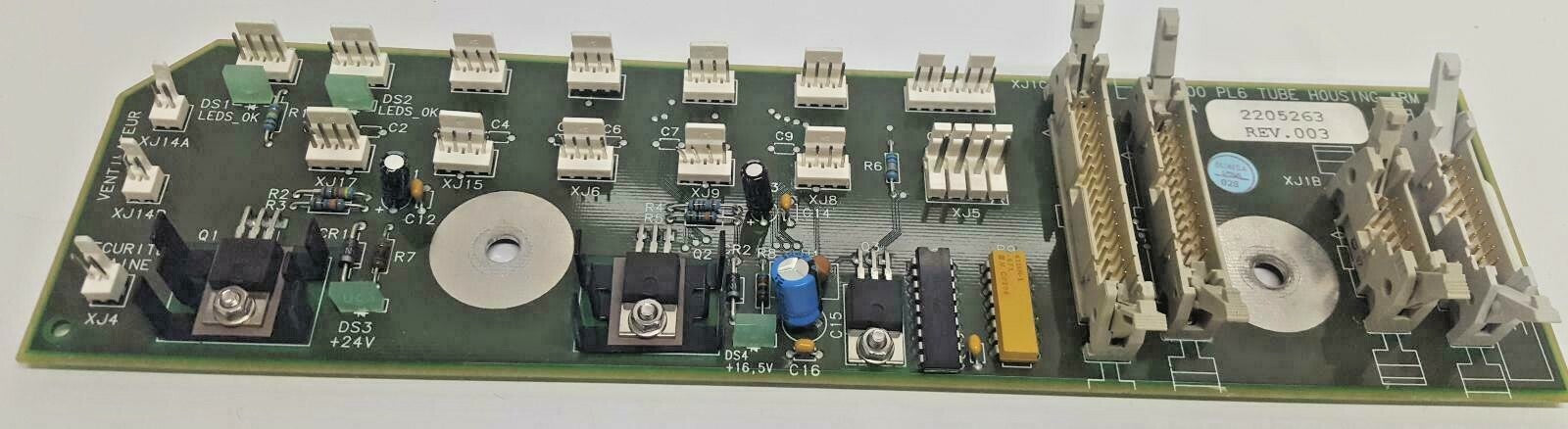 GE Senographe DMR+ 2205263 REV. 003 800 PL6 Tube Housing Arm Distribution Board