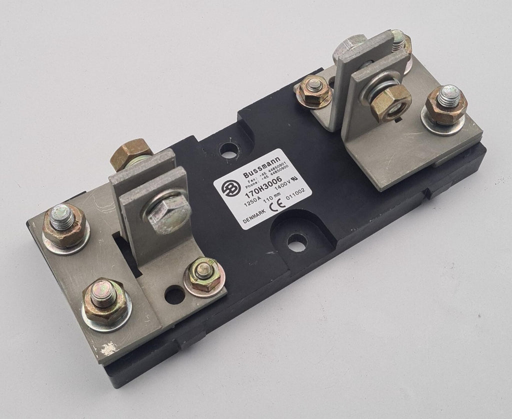 *USED* Cooper Bussmann 170H3006 1250A 1400V 110mm Base Mount Fuse Holder