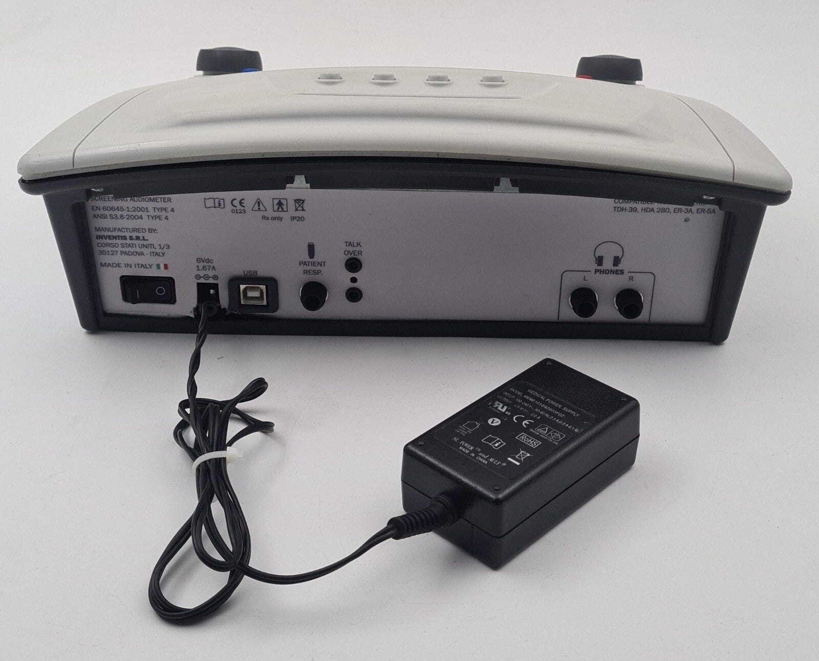 Inventis BELL BASIC Screening Audiometer TDH-39 REF 10143 **AS-IS**