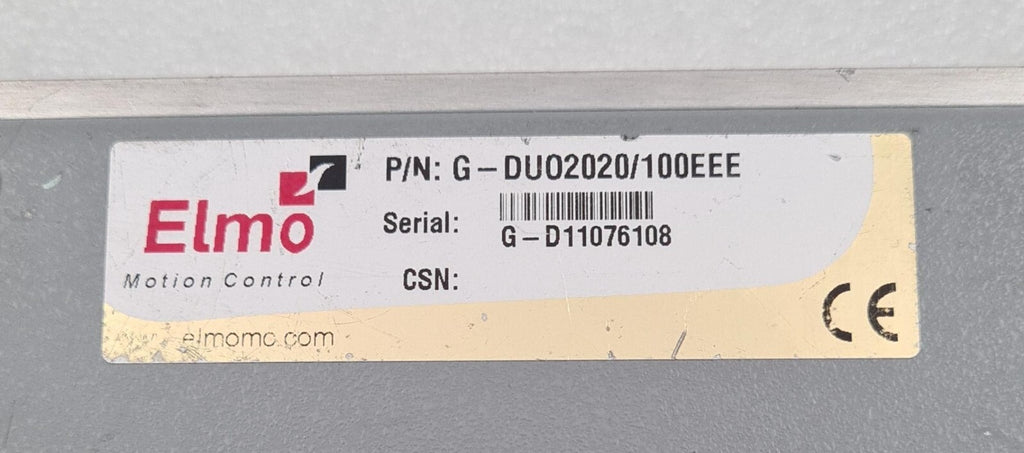 Elmo Motion Control G-DUO2020/100EE Servo Drive **AS-IS**