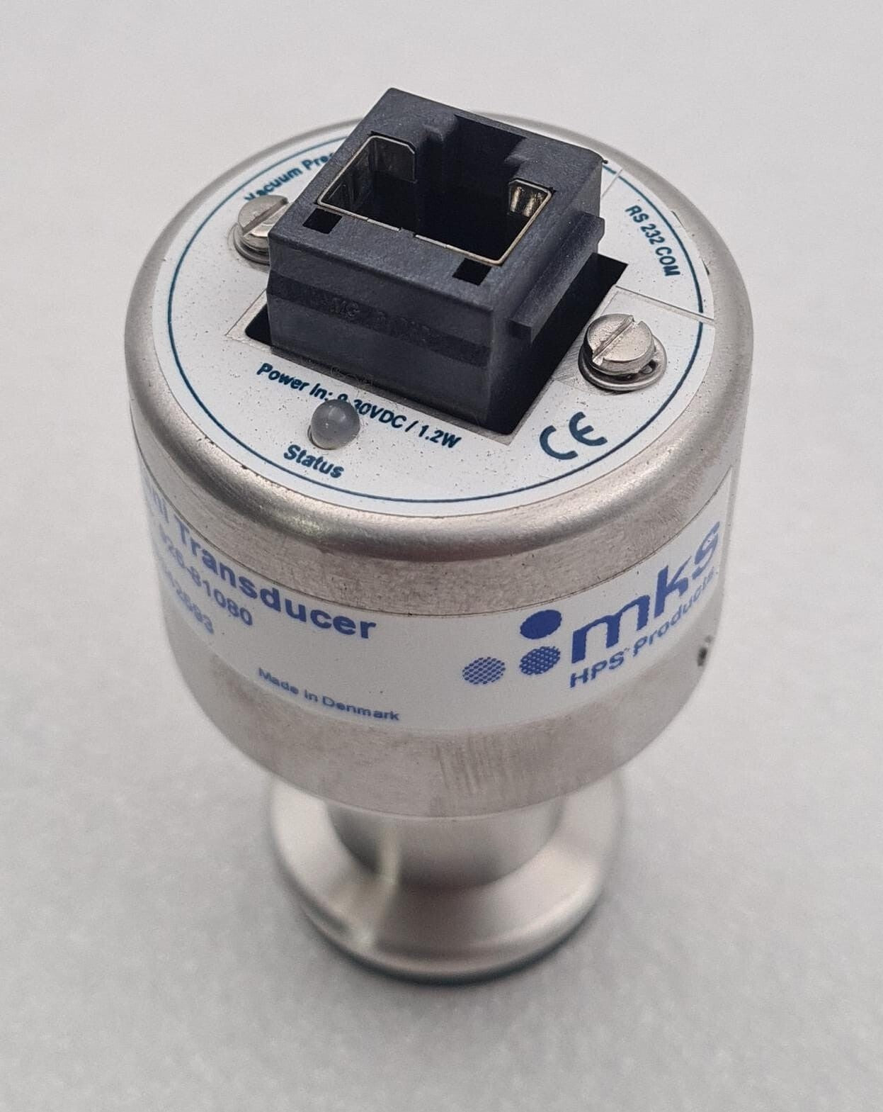 MKS HPS 925 Series MicroPirani Transducer 925-81080 Vacuum Pressure for WATERS