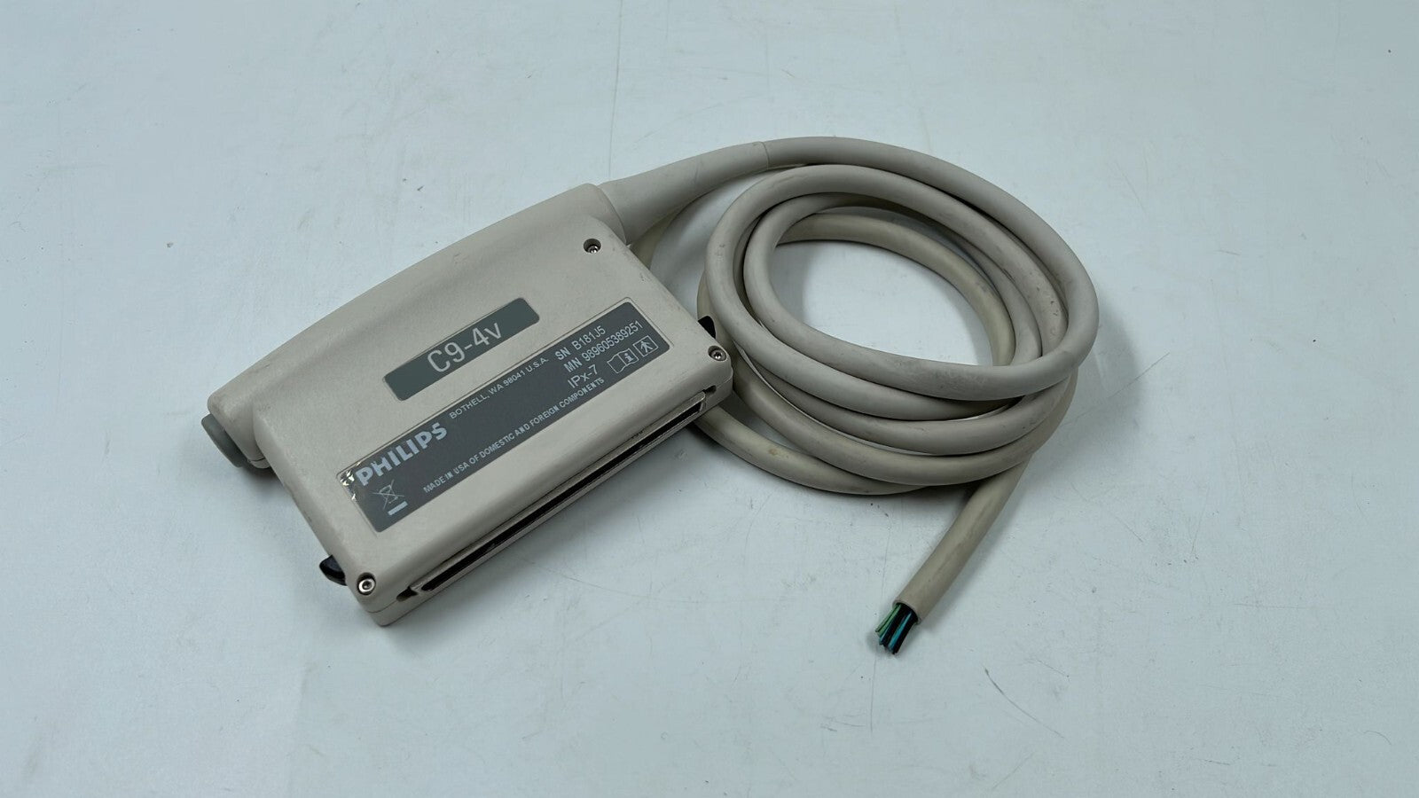 PHILIPS C9-4v  ULTRASOUND Transducer Connector Only **AS IS
