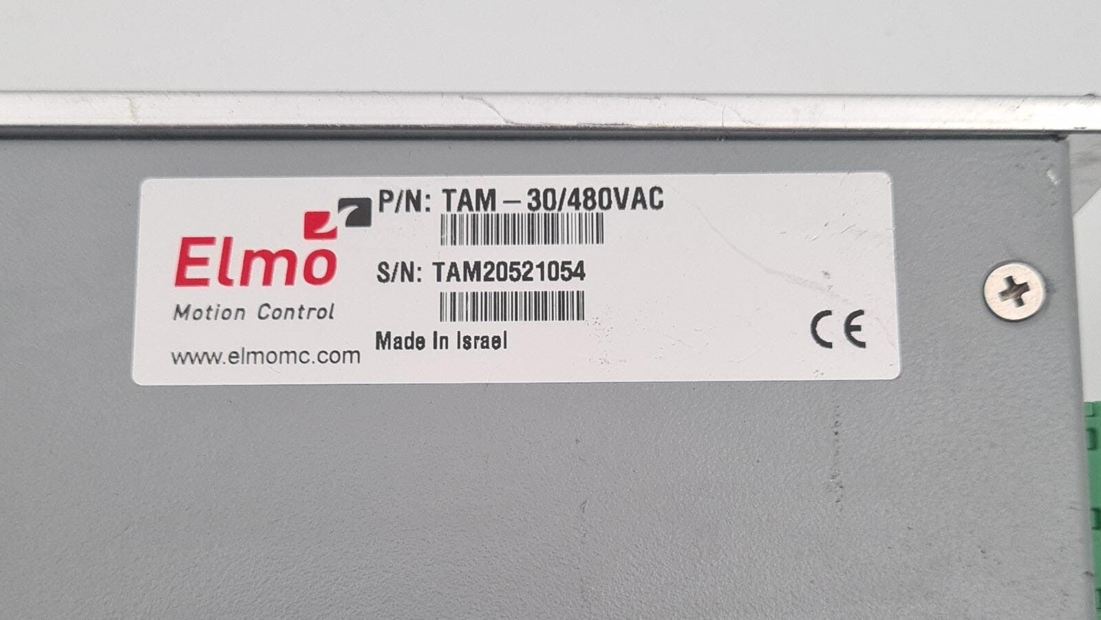 Elmo Motion Control TAM-30/480VAC Power Supply Module **AS-IS