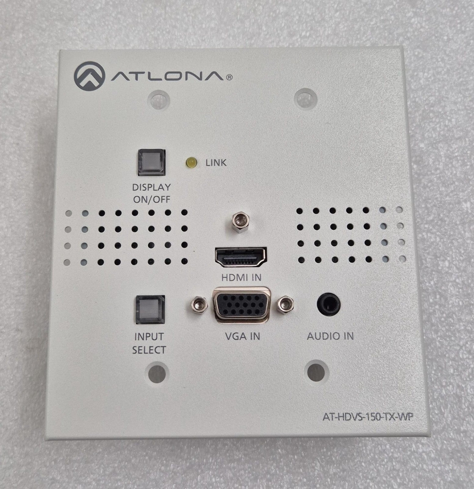 NEW - ATLONA AT-HDVS-150-TX-WP HDMI/VGA to HDBaseT Wall Plate Switcher