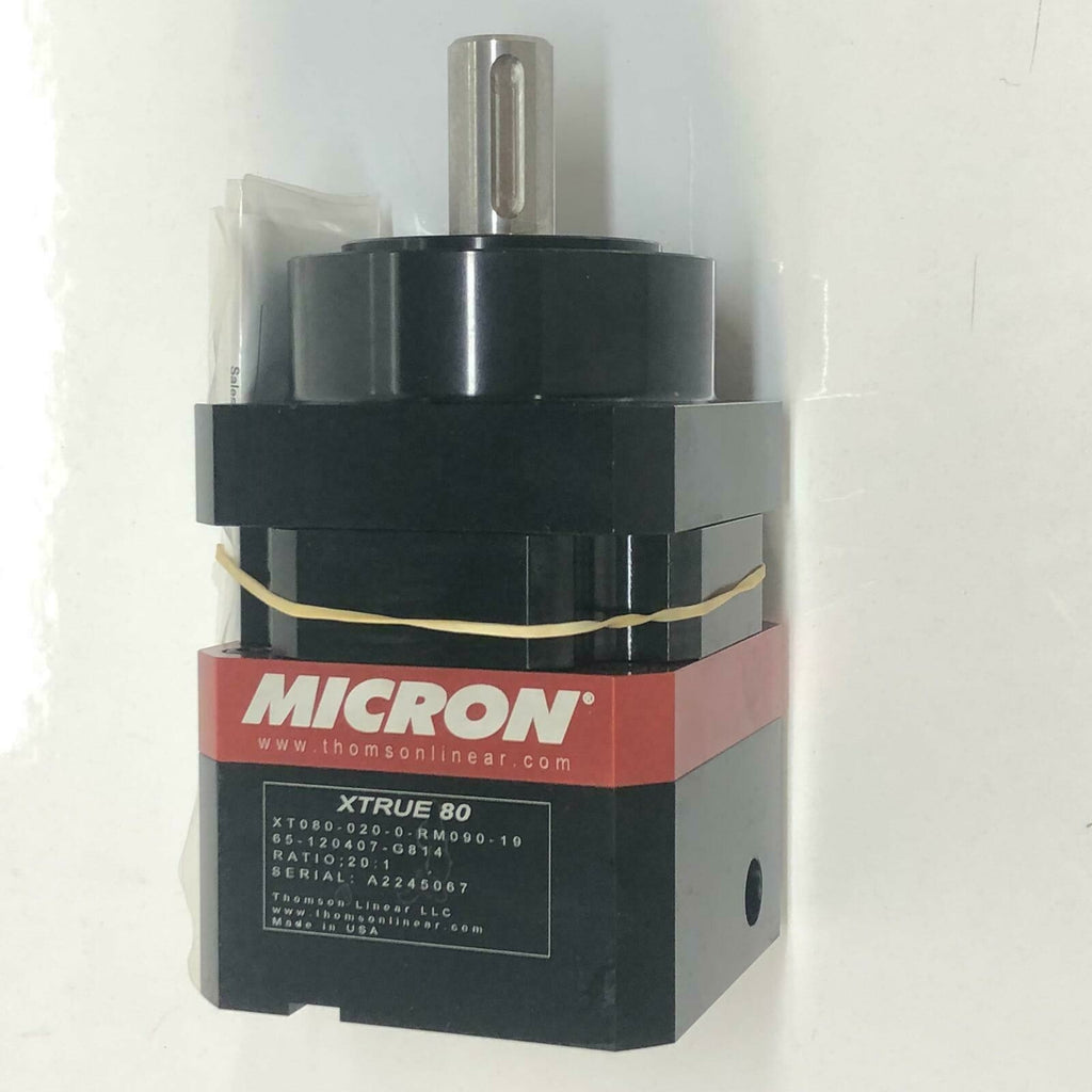 Micron X-True 80 Gearbox THOMSON INDUSTRIES XT080-020-0-RM090-19 65-120407-G814