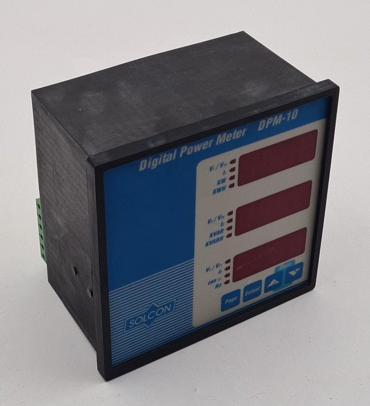SOLCON Digital Power Meter DPM-10 230Vac 5A Control Panel 840037