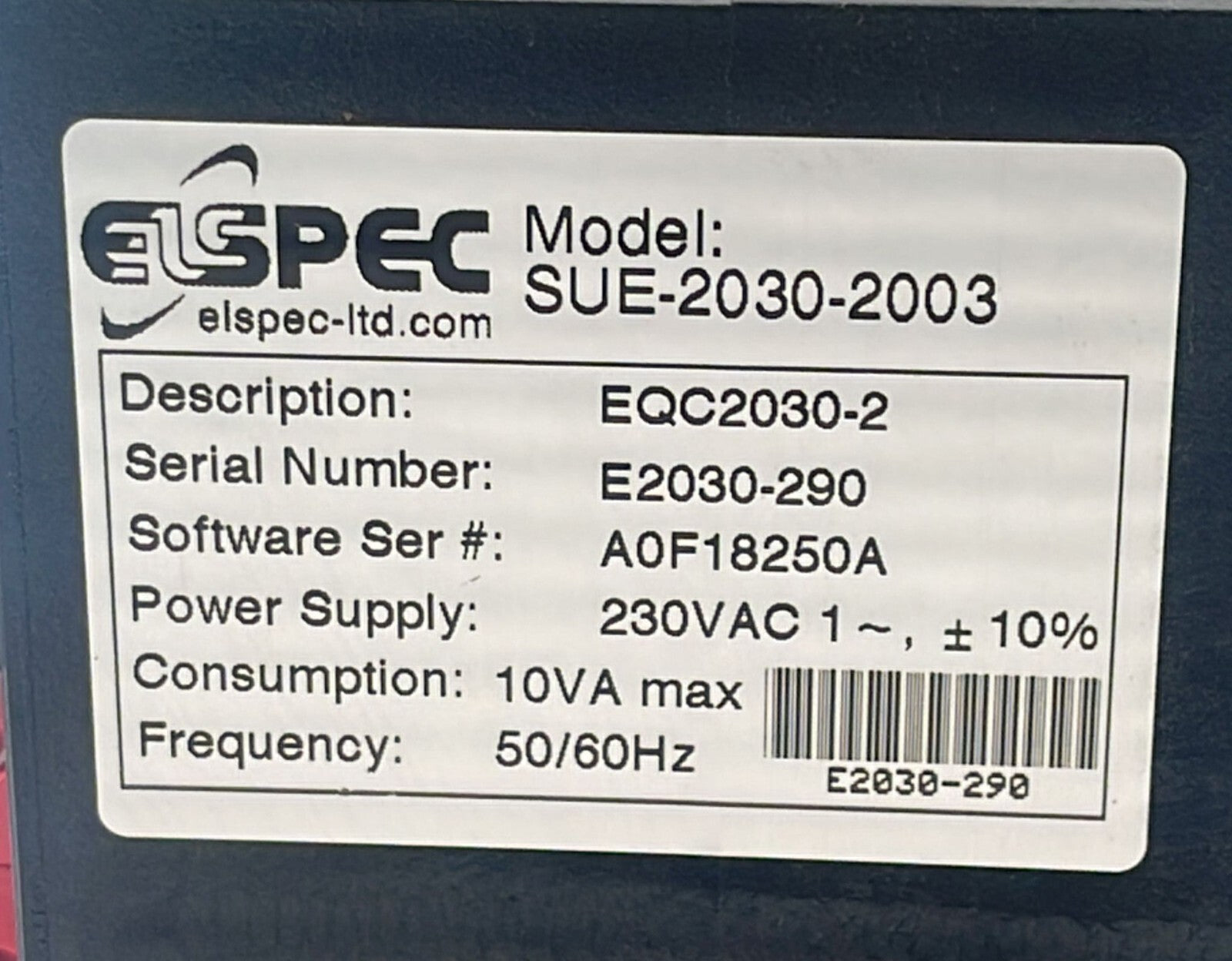 Elspec EQC2030-2 Power Supply Equalizer  230v 50/60 Hz