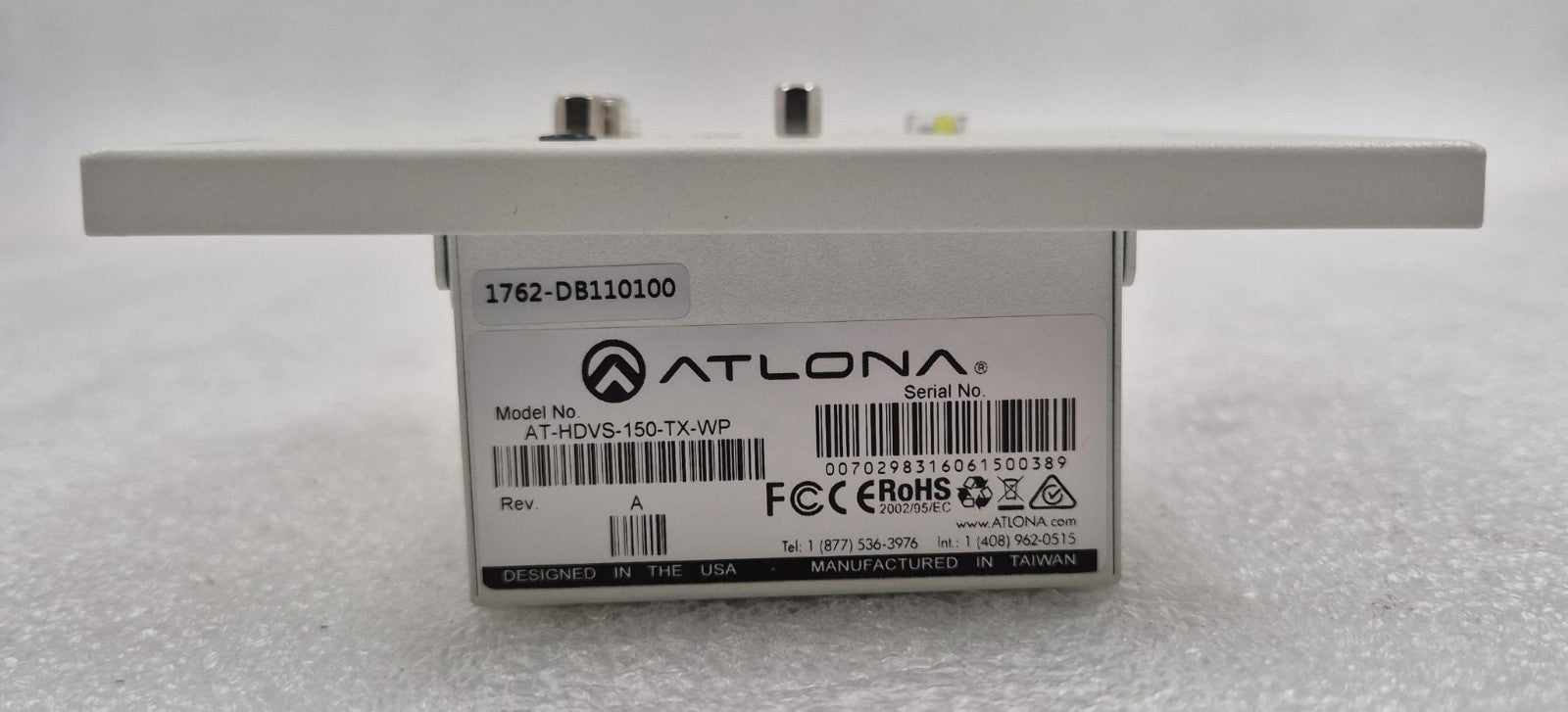 NEW - ATLONA AT-HDVS-150-TX-WP HDMI/VGA to HDBaseT Wall Plate Switcher