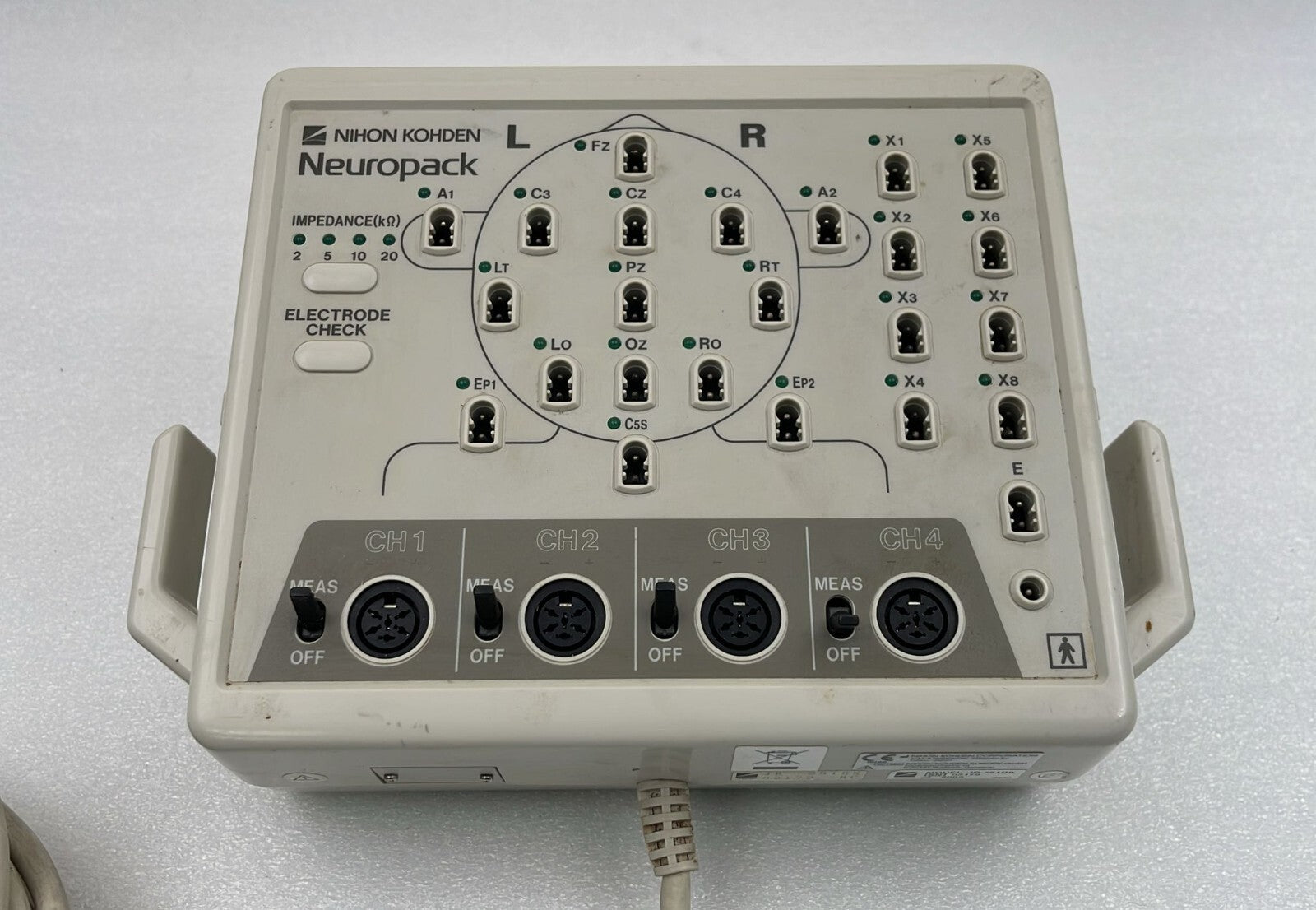 NIHON KOHDEN Neuropack JB-281BK Control Box **AS IS