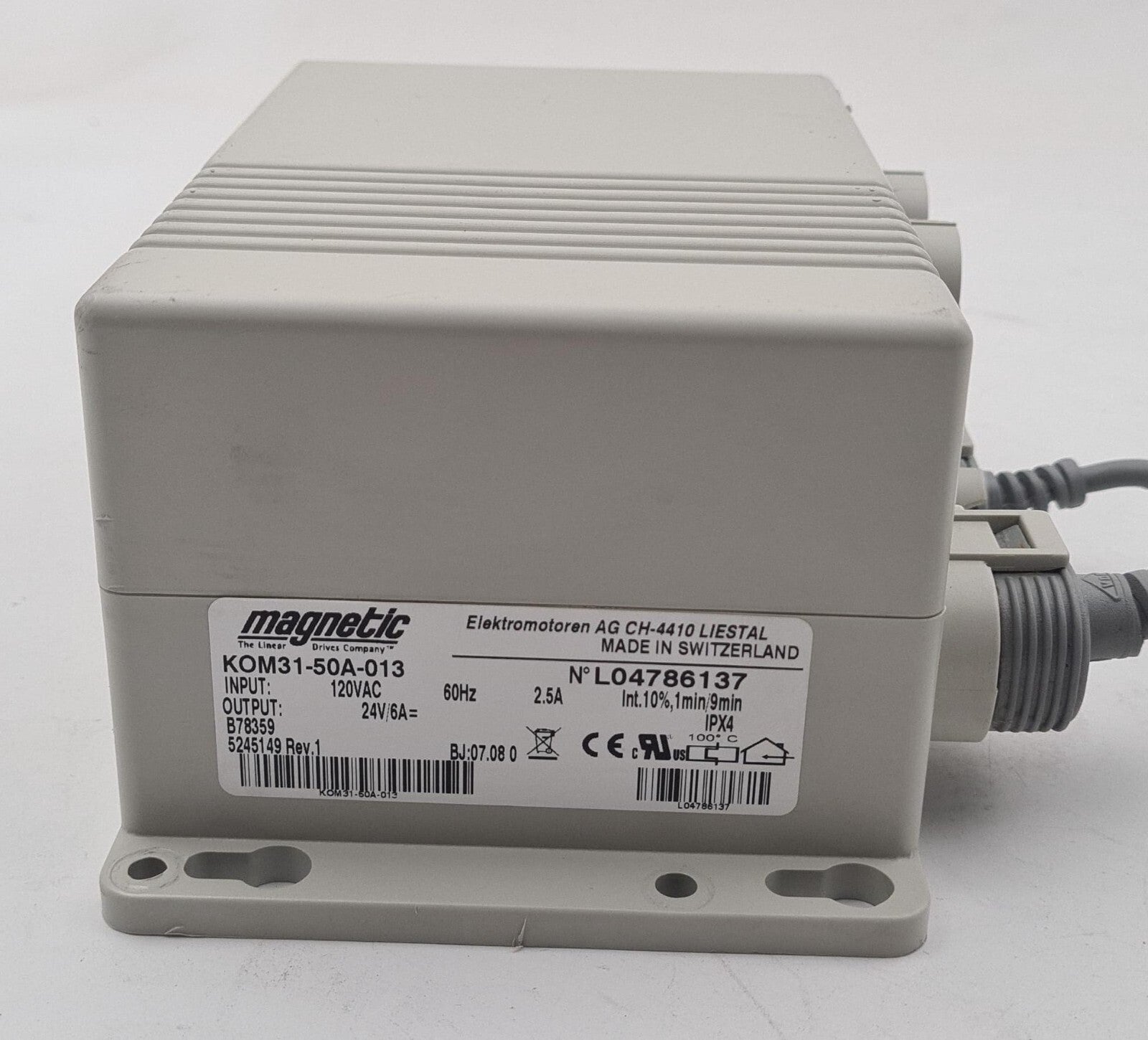 GE Magnetic KOM31-50A-013 / B78359 / 5245149 Rev. 1