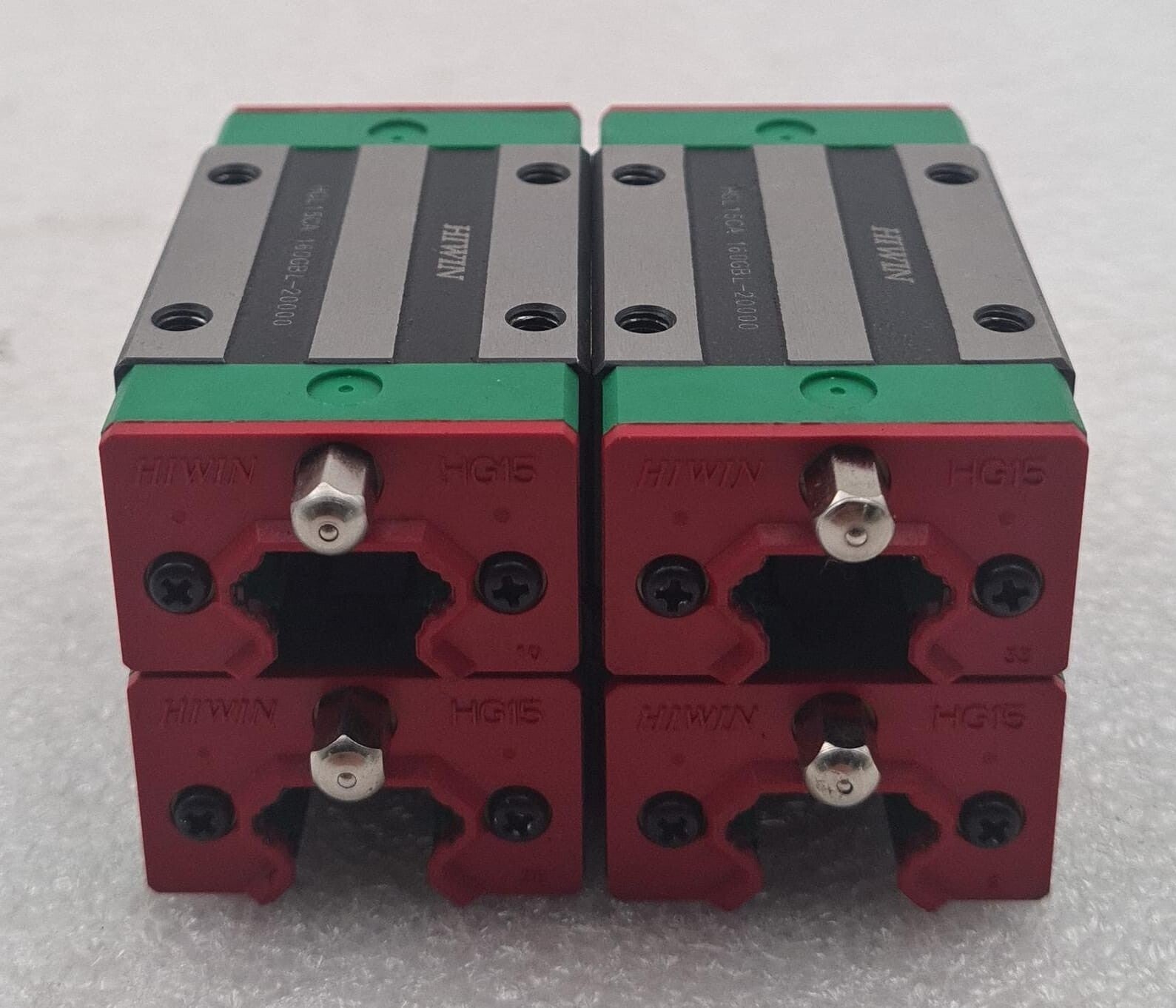 4 PCS- HIWIN HGL15CA Linear Rail Block Carriage Slider 150GHD-30301 160GBL-20000