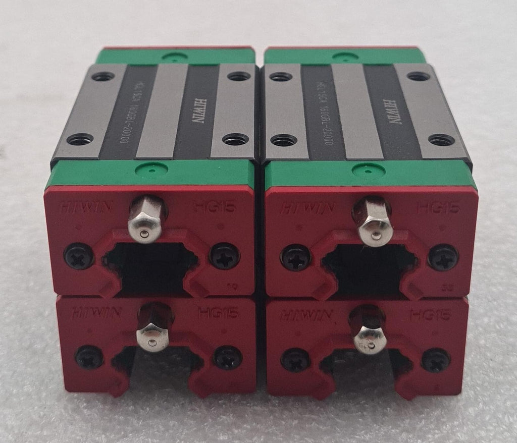 4 PCS- HIWIN HGL15CA Linear Rail Block Carriage Slider 150GHD-30301 160GBL-20000