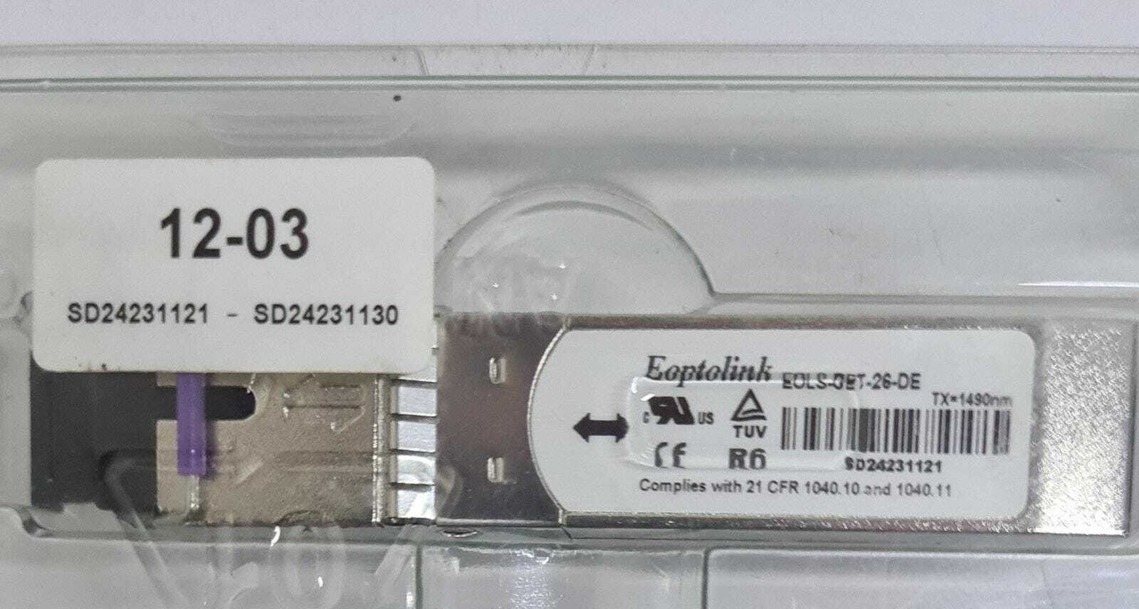 NEW - 1 pcs - Eoptolink EOLS-GET-26-DE TX=1490nm