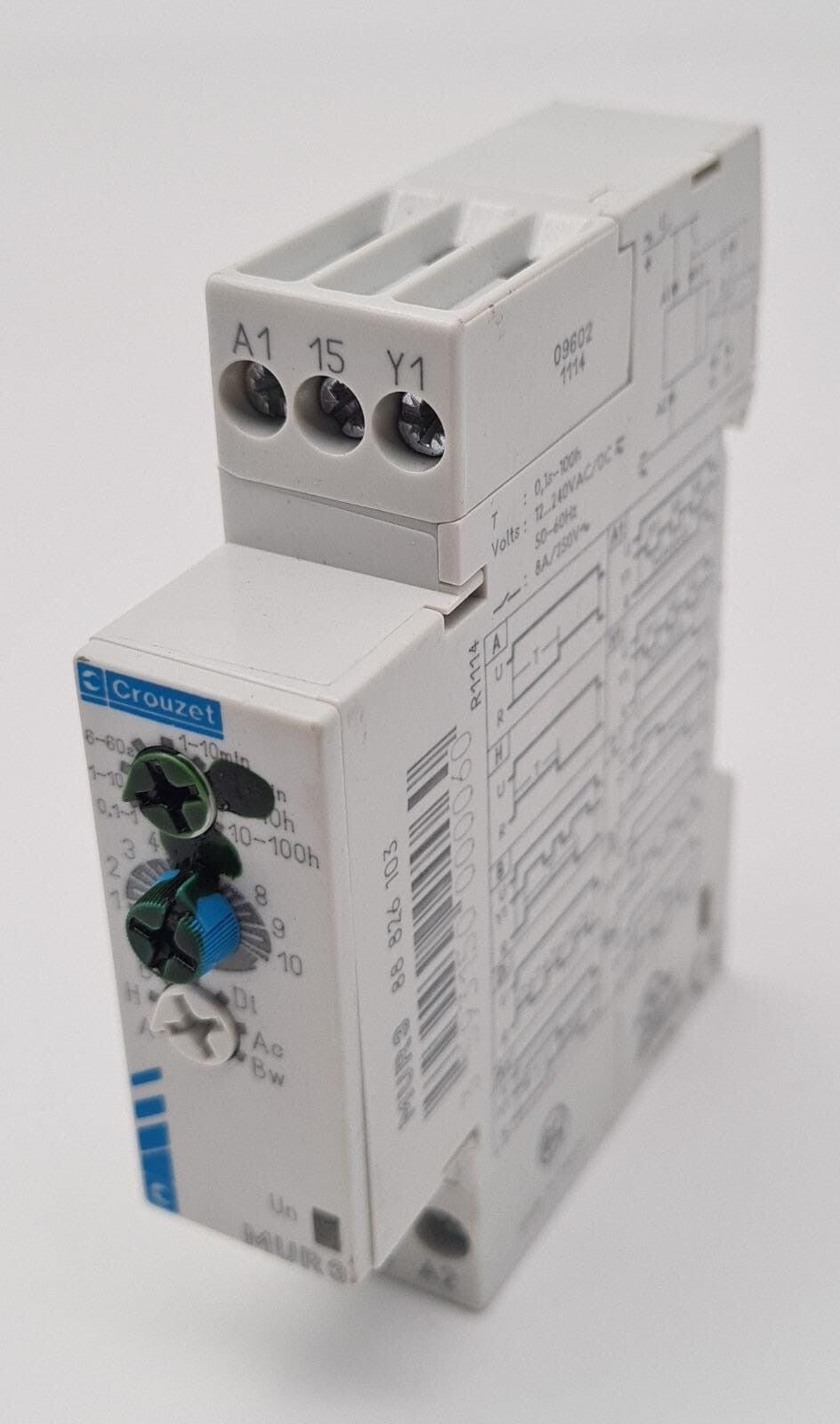 Crouzet MUR3 88826103 Time Delay Relay MULTIFUNCTION ANALOGUE TIMER