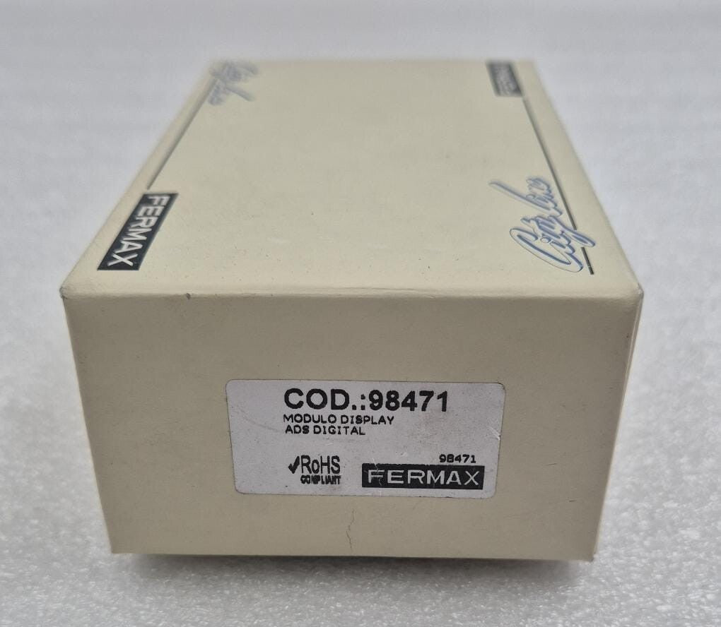 NEW - FERMAX City Line DIGITAL DISPLAY MODULE COD 98471 ADS