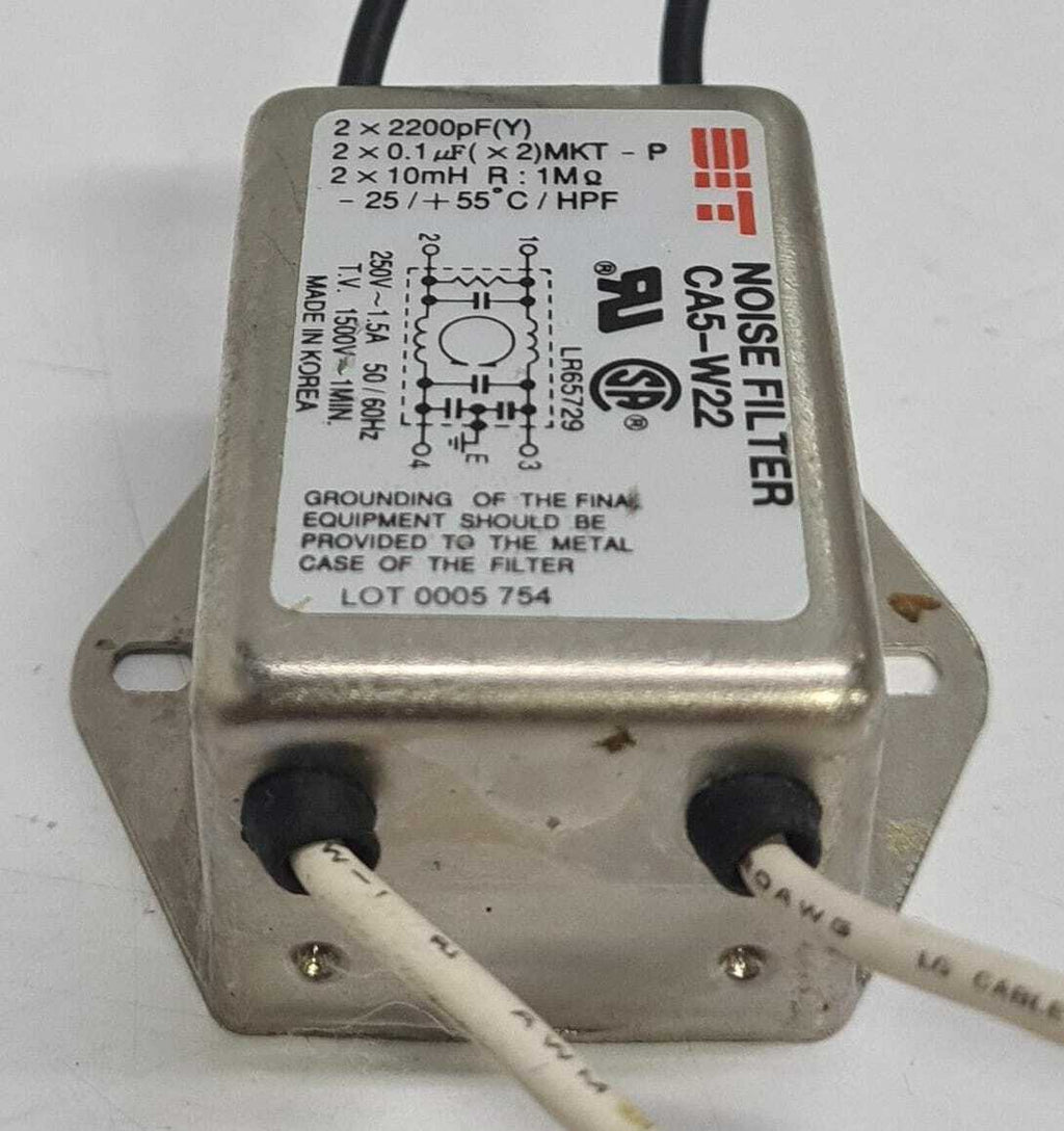 Filter Bit BIT Noise Filter CA5-W22 250V 1.5A 50/60Hz (Lot of 5)