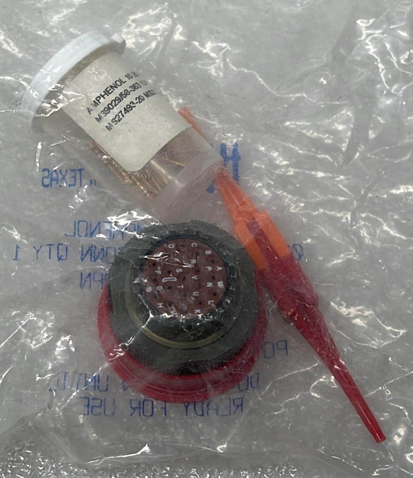 [LOT OF 3] NEW Sealed - Amphenol D38999/26WD19PN Circular Mil Spec Connector