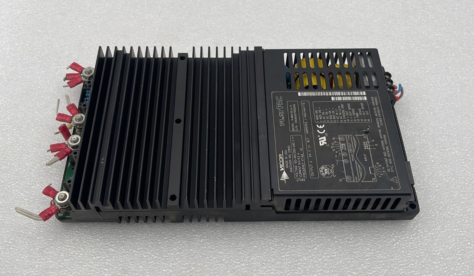 VICOR FlatPAC VI-MU3-EQ-LL-11 Power Supply 400W 24V