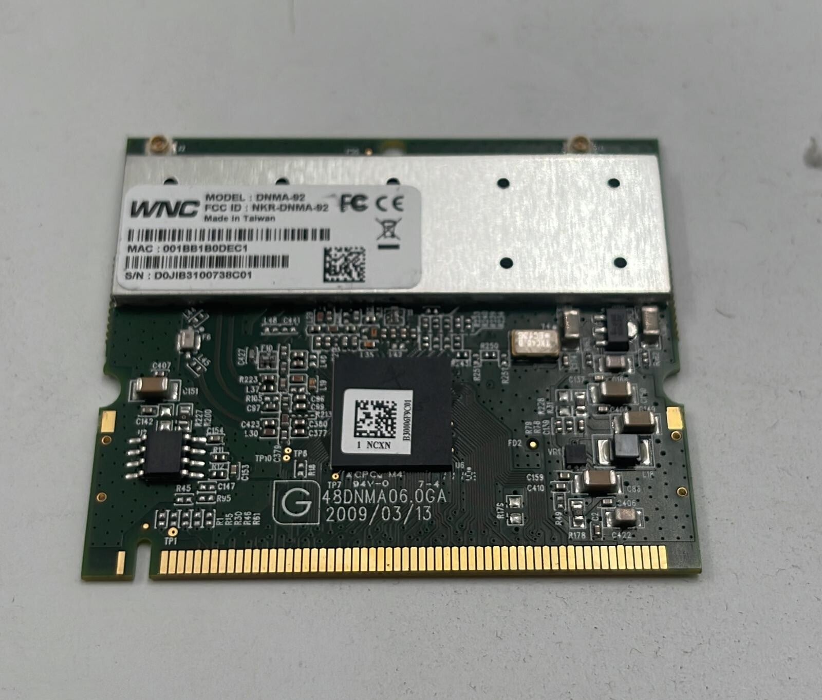 [LOT OF 16] WNC DNMA-92 Wireless Mini PCI Card WLAN NKR-DNMA-92