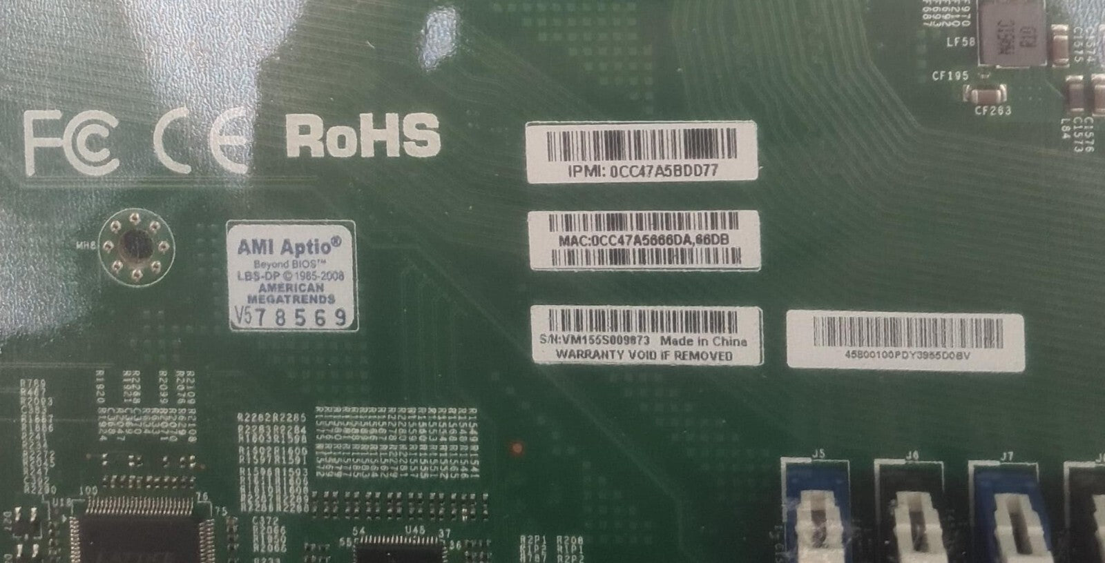 NEW - SUPERMICRO X10DRX REV:1.00 Motherboard Dual LGA 2011-3 W/ IO Shield