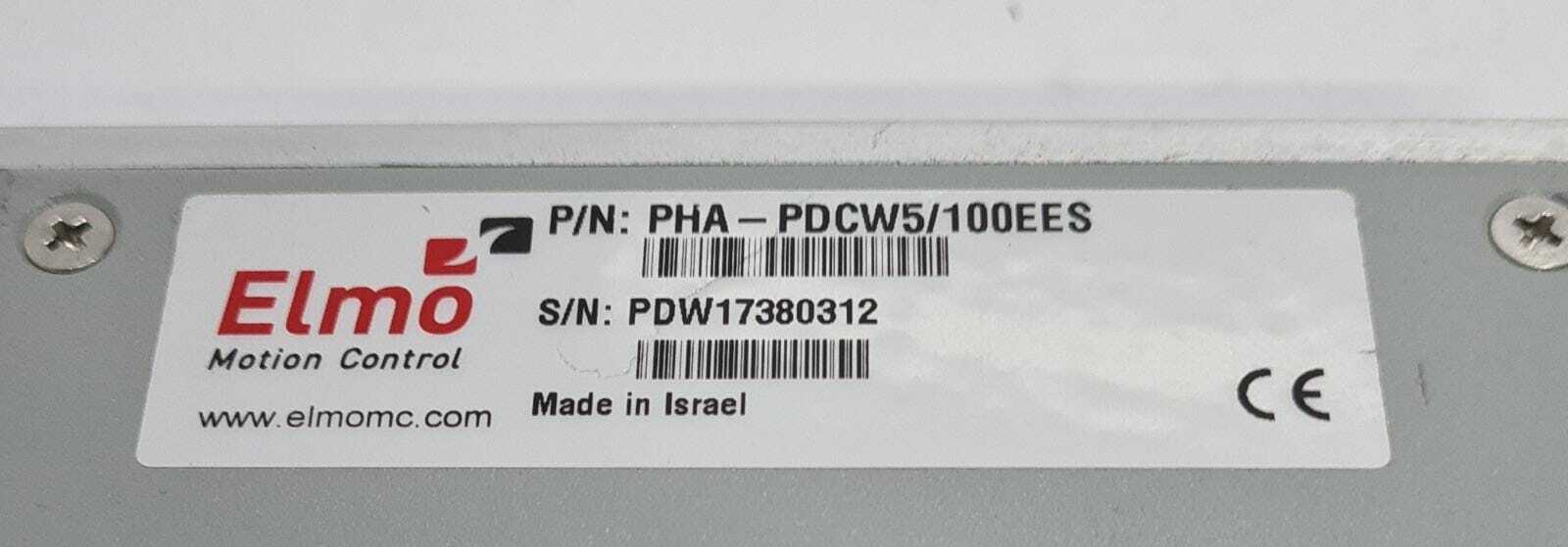 Elmo Motion Control PHA-PDCW5/100EES Servo Drive
