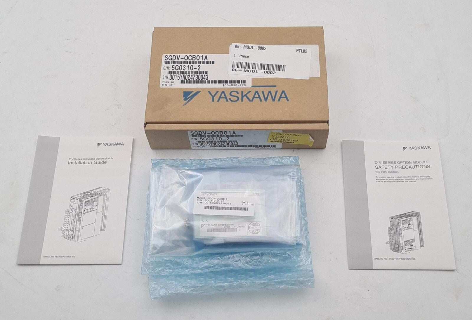 NEW KIT - YASKAWA SGDV-OCB01A Board 400-005-698-BOH PCB