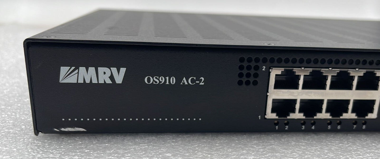 MRV OS-910 AC-2 OS910/AC-S Demarcation Platform RJ45 10/100/1000 BASE-T+2 1000FX